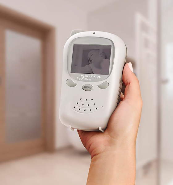 Babá Eletrônica Digital Com Câmera Multikids Baby - BB126