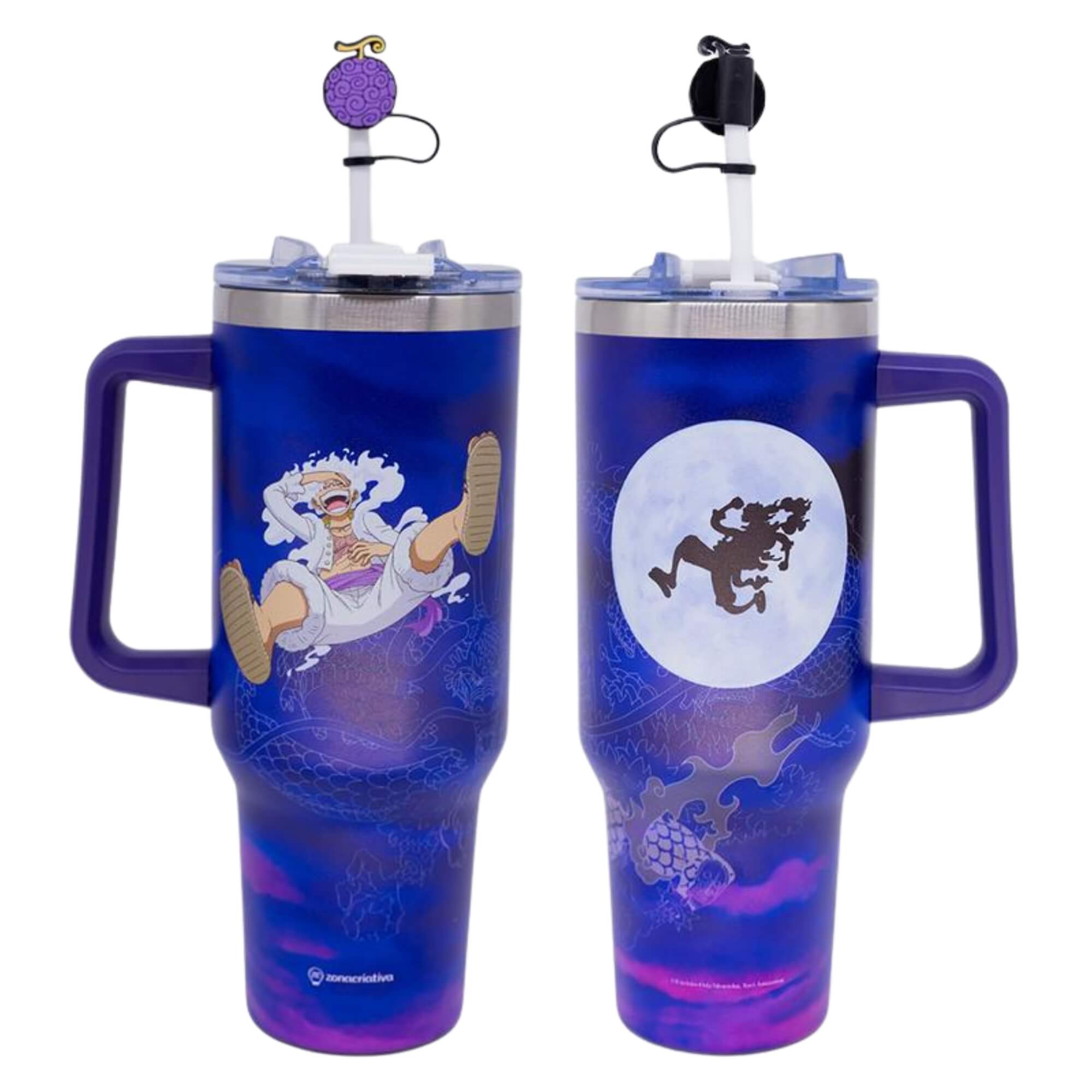 Canecão Tumbler com Pingente 1,15LT One Piece Gear 5 Zona Criativa - 10026673