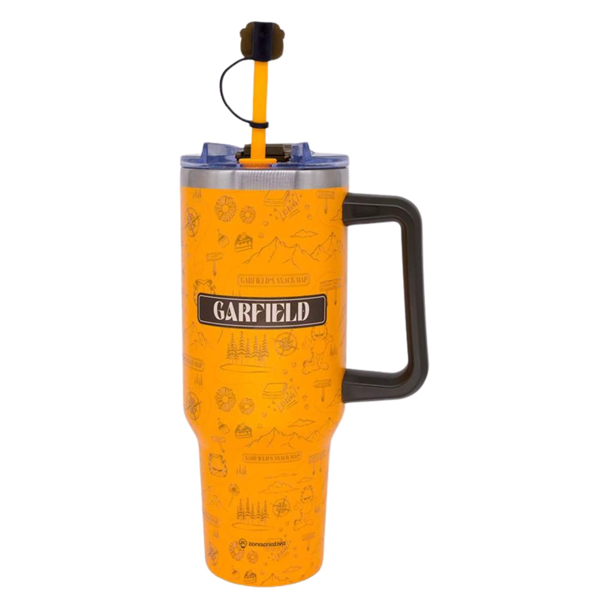 Canecão Tumbler com Pingente 1,15LT Garfield Zona Criativa - 10026688