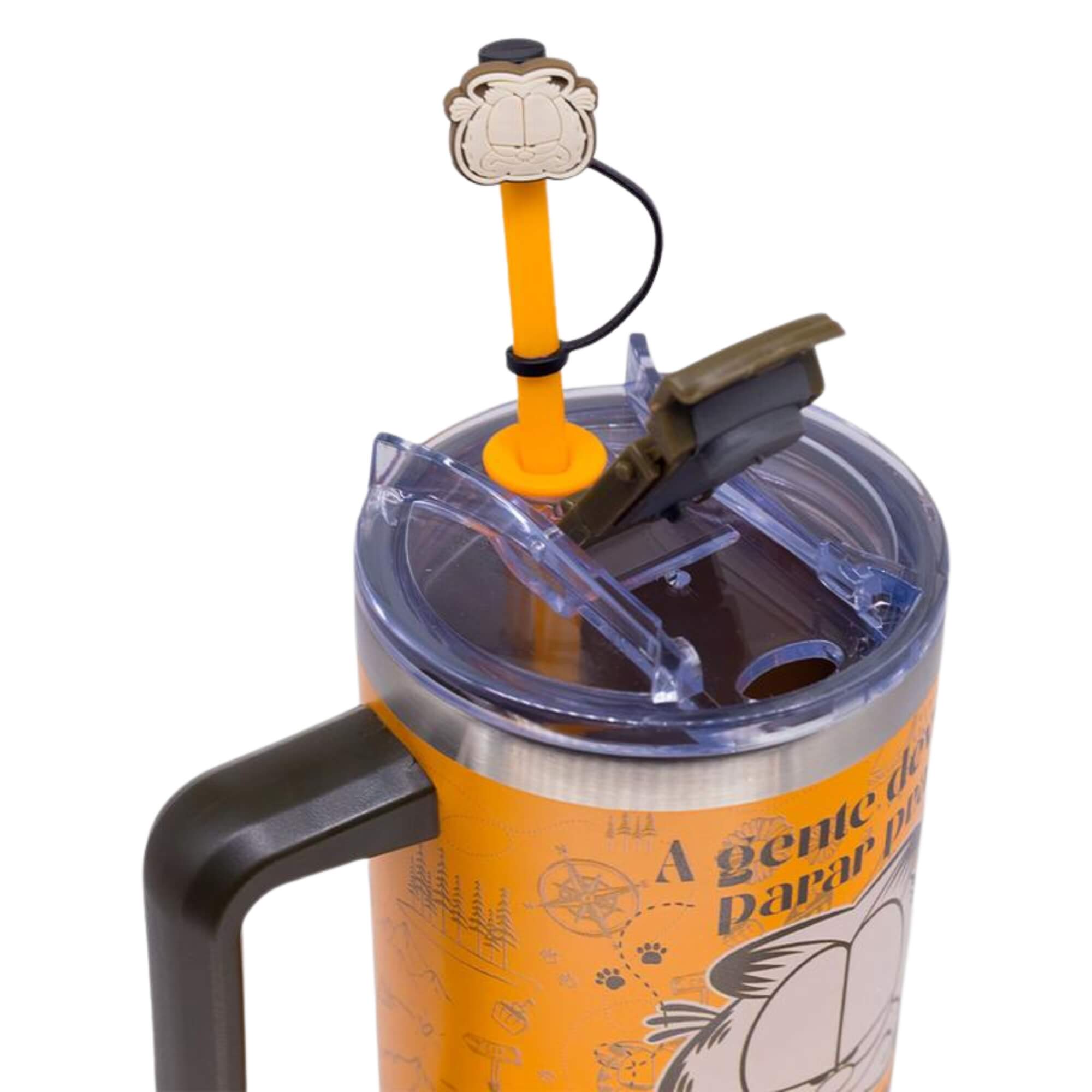 Canecão Tumbler com Pingente 1,15LT Garfield Zona Criativa - 10026688