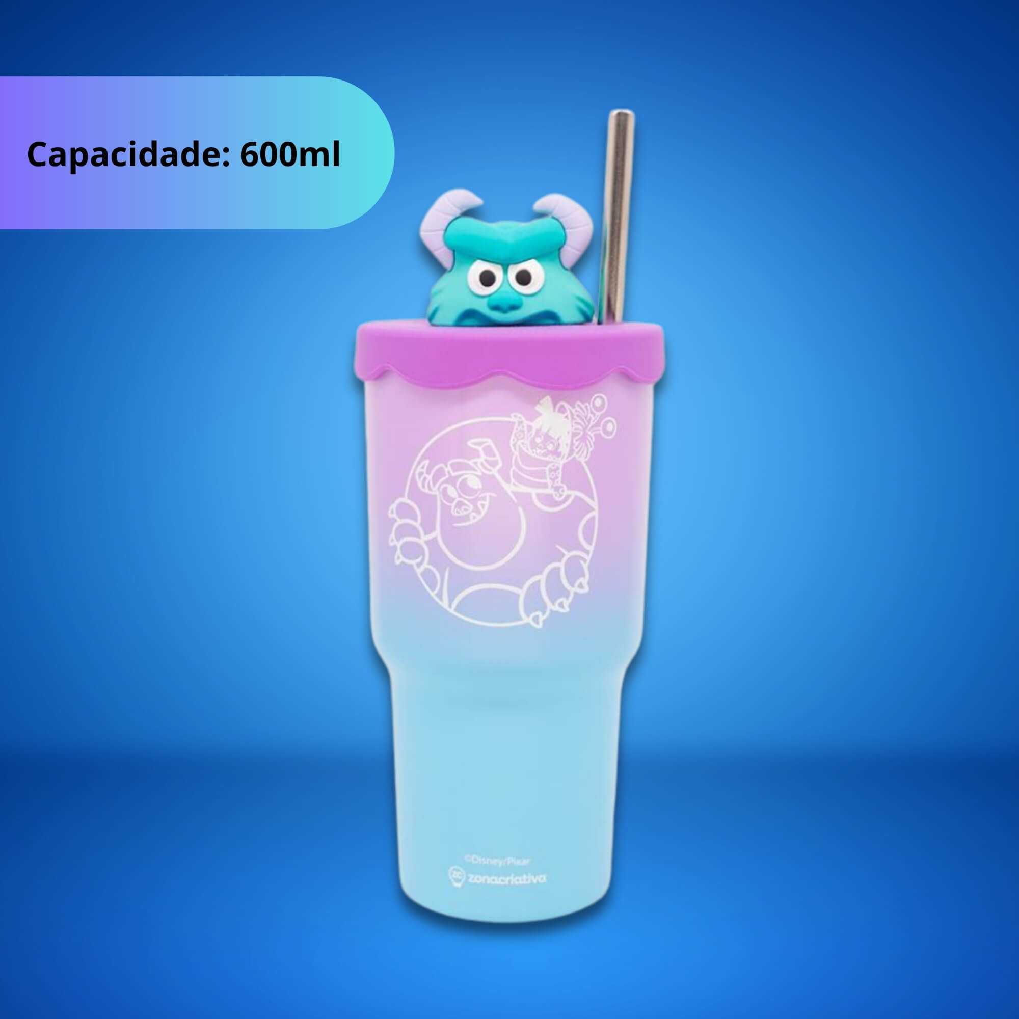 Copo Topper Sulley 600ml Zona Criativa - 10026728