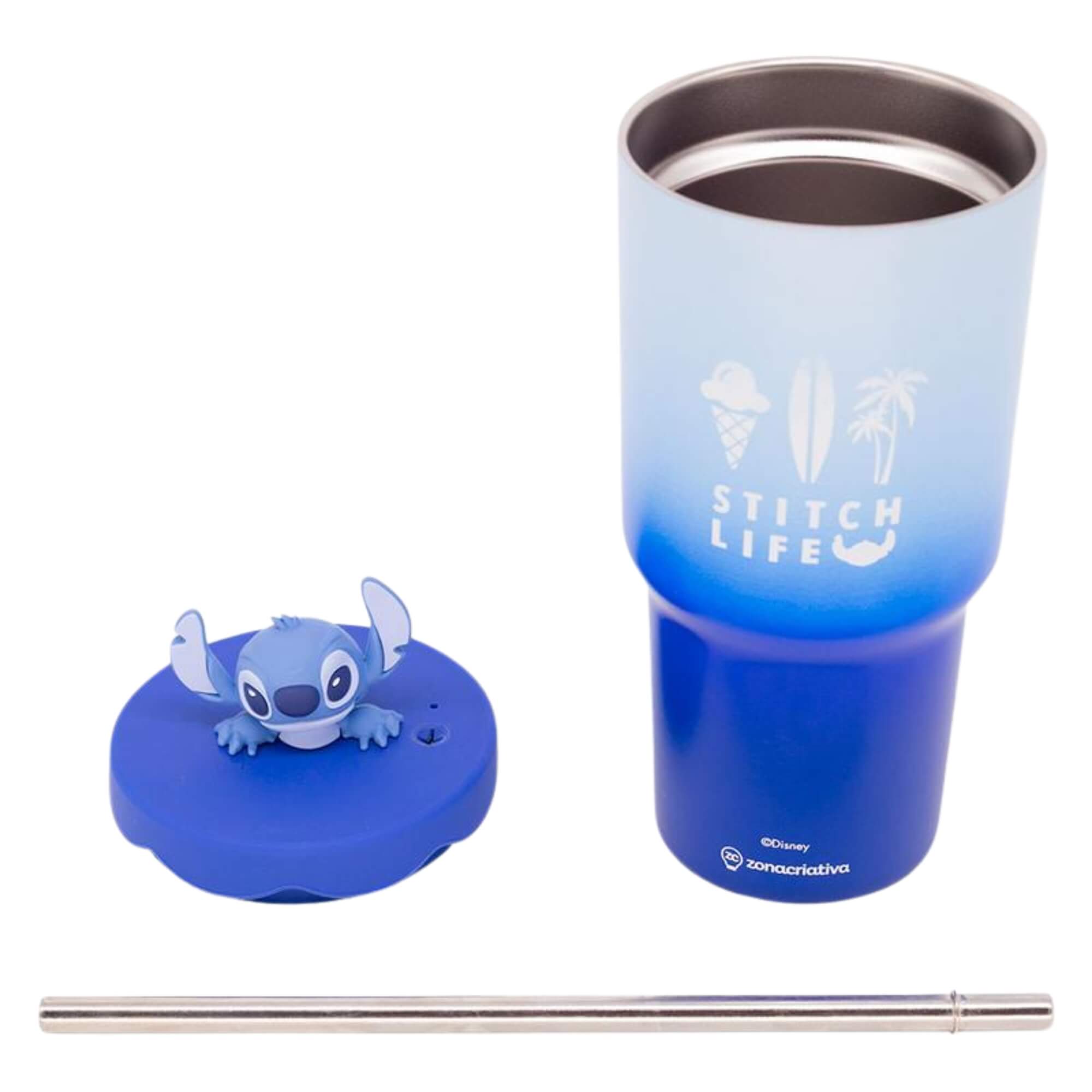 Copo Topper Stitch 600ml Zona Criativa - 10026733