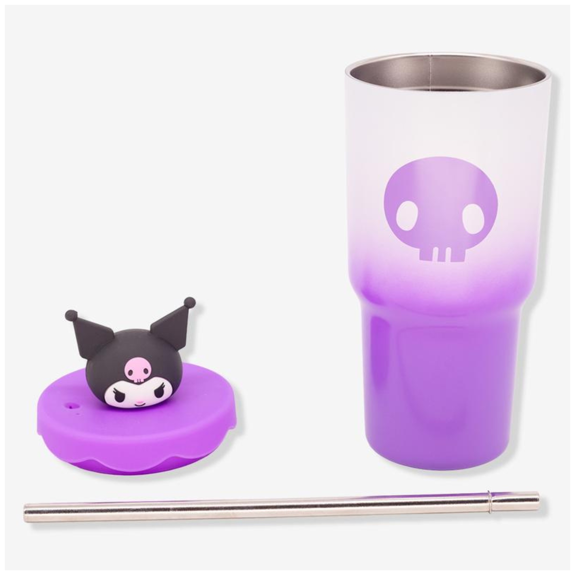 Copo Topper Kuromi 600ml Zona Criativa - 10026738