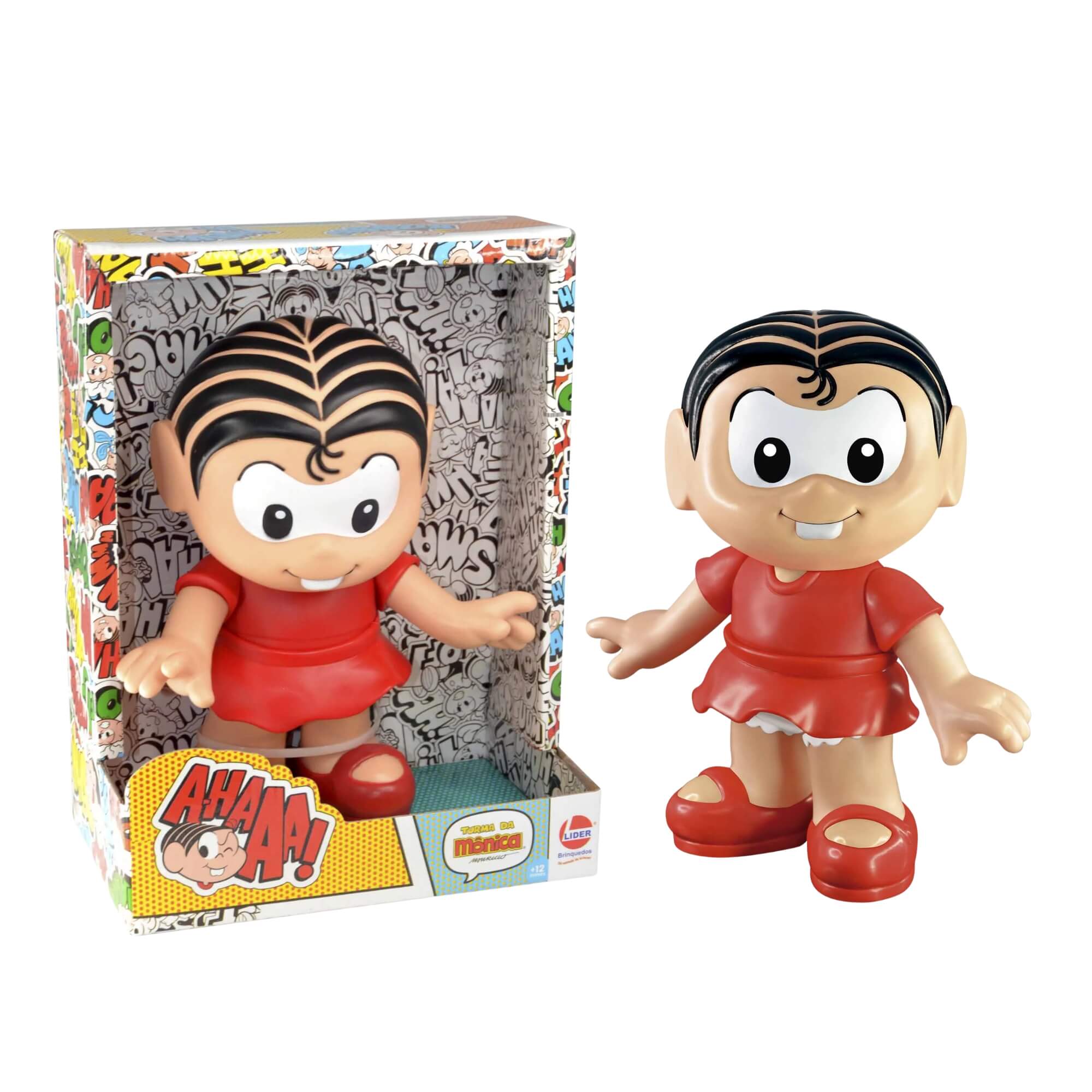Boneca Mônica Turma da Mônica 30cm Líder - 652