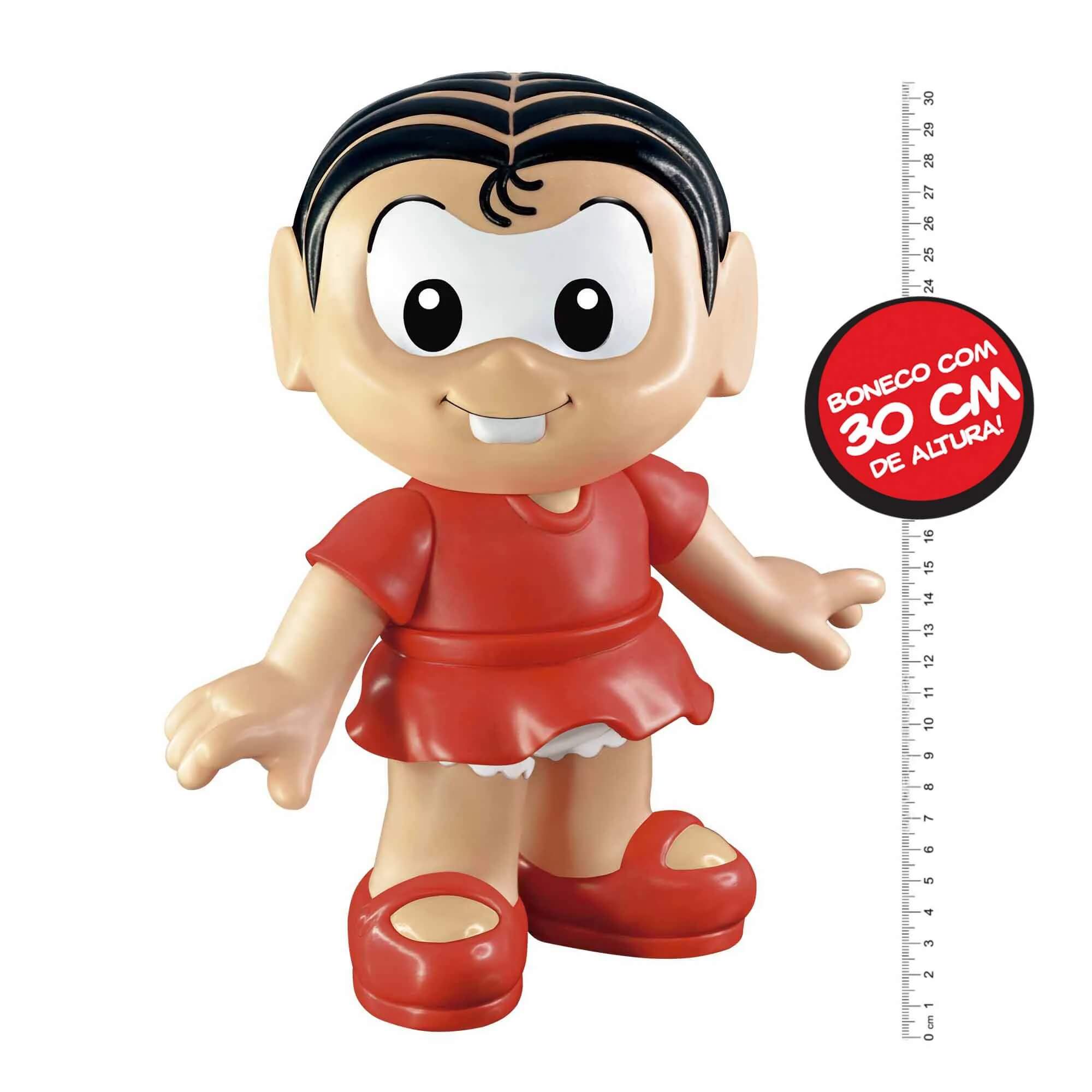 Boneca Mônica Turma da Mônica 30cm Líder - 652