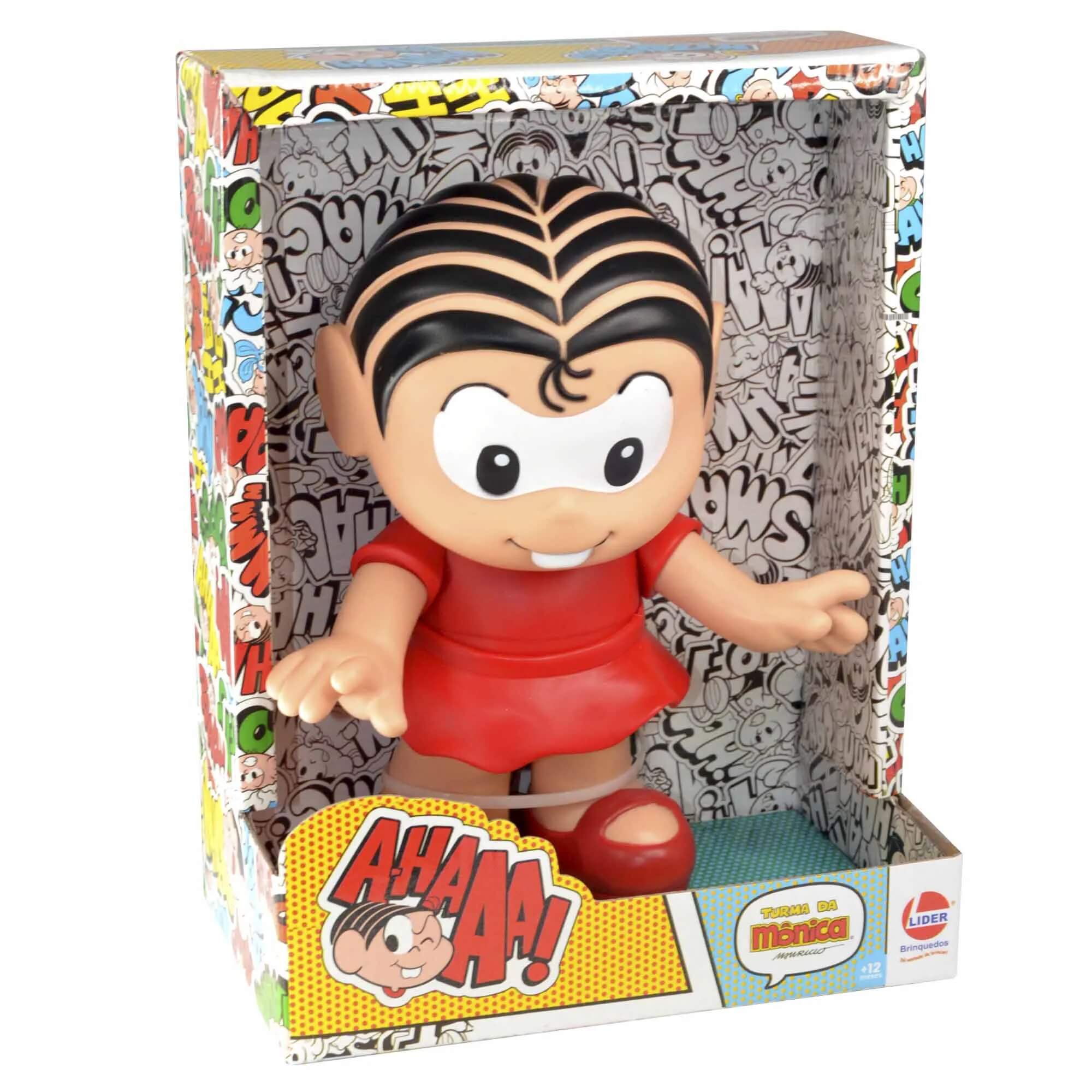 Boneca Mônica Turma da Mônica 30cm Líder - 652