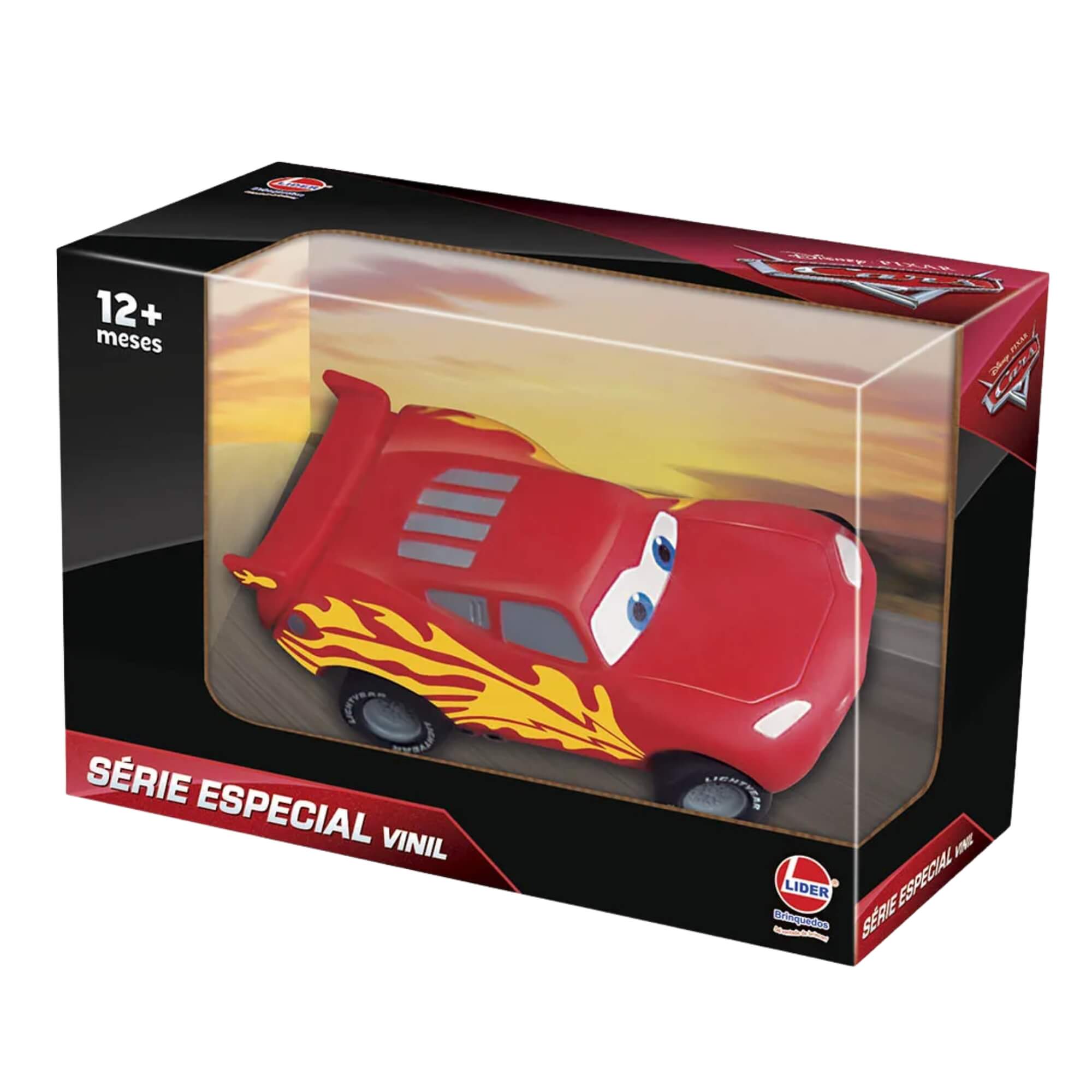 Boneco Mcqueen Carros Série Especial Líder - 3800
