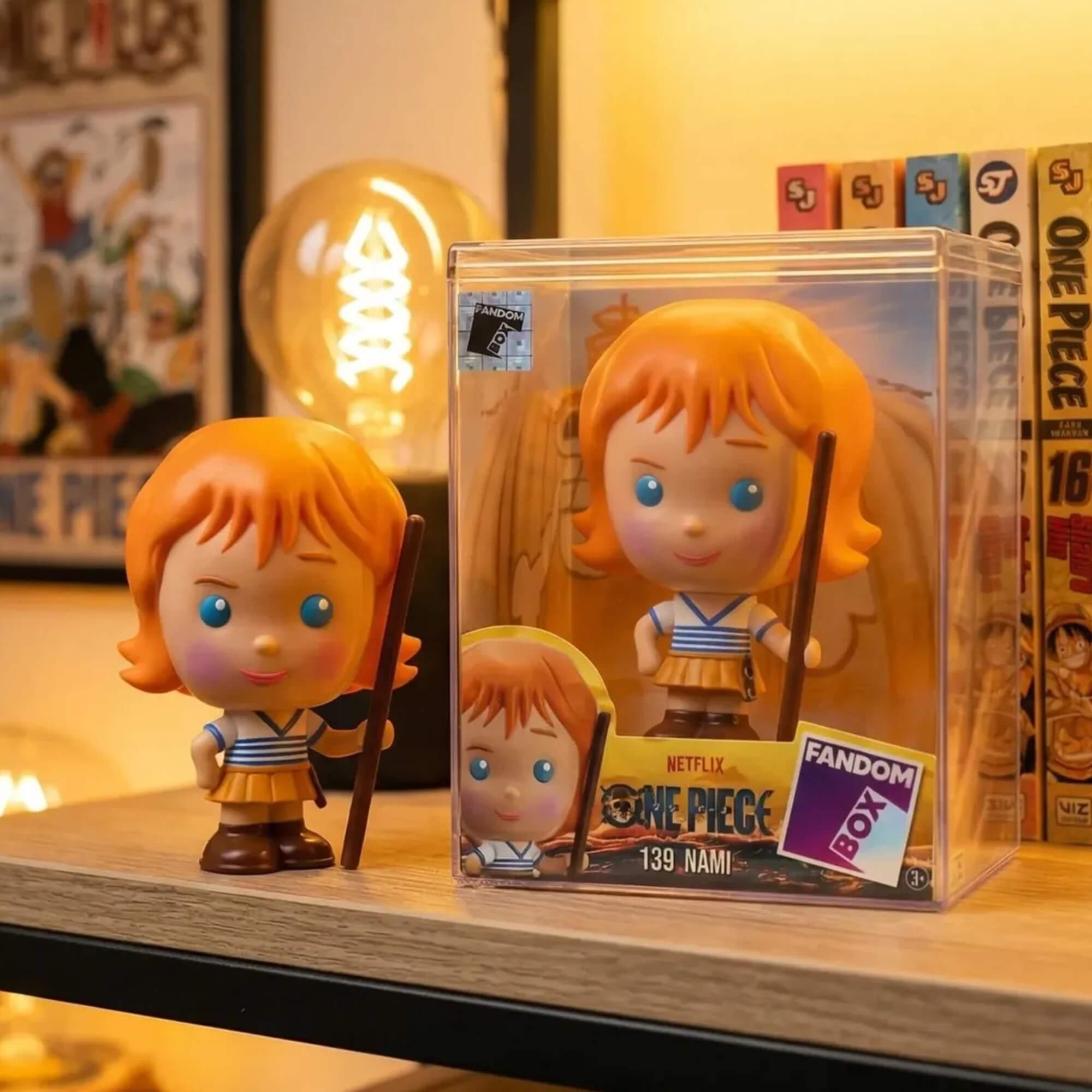 Fandom Box Nami One Piece - Boneco Colecionável Vinil Atóxico Lider - 3515