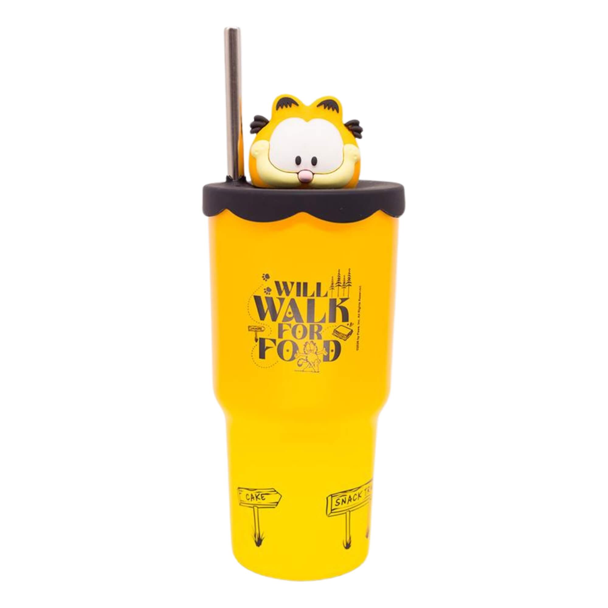 Copo Topper Garfield 600ml Zona Criativa - 10026727