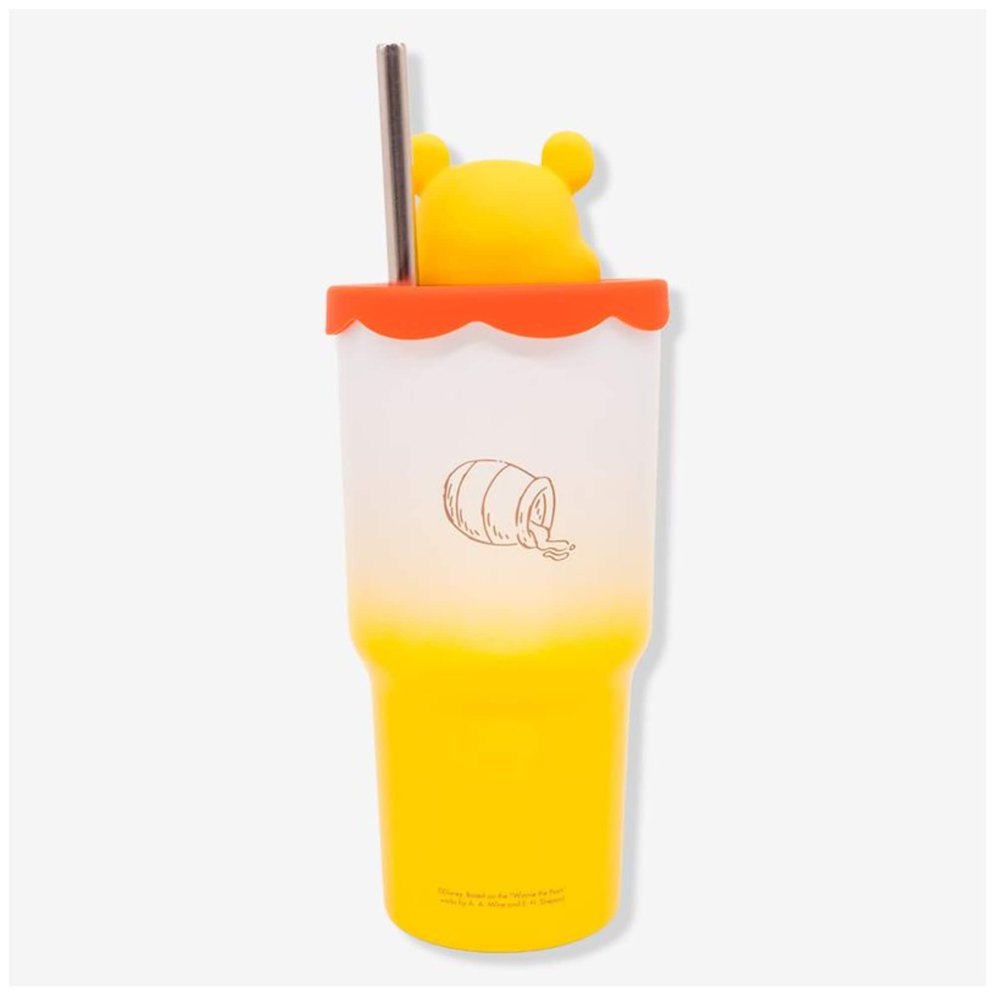 Copo Topper Ursinho Pooh Yellow 600ml Zona Criativa - 10026736