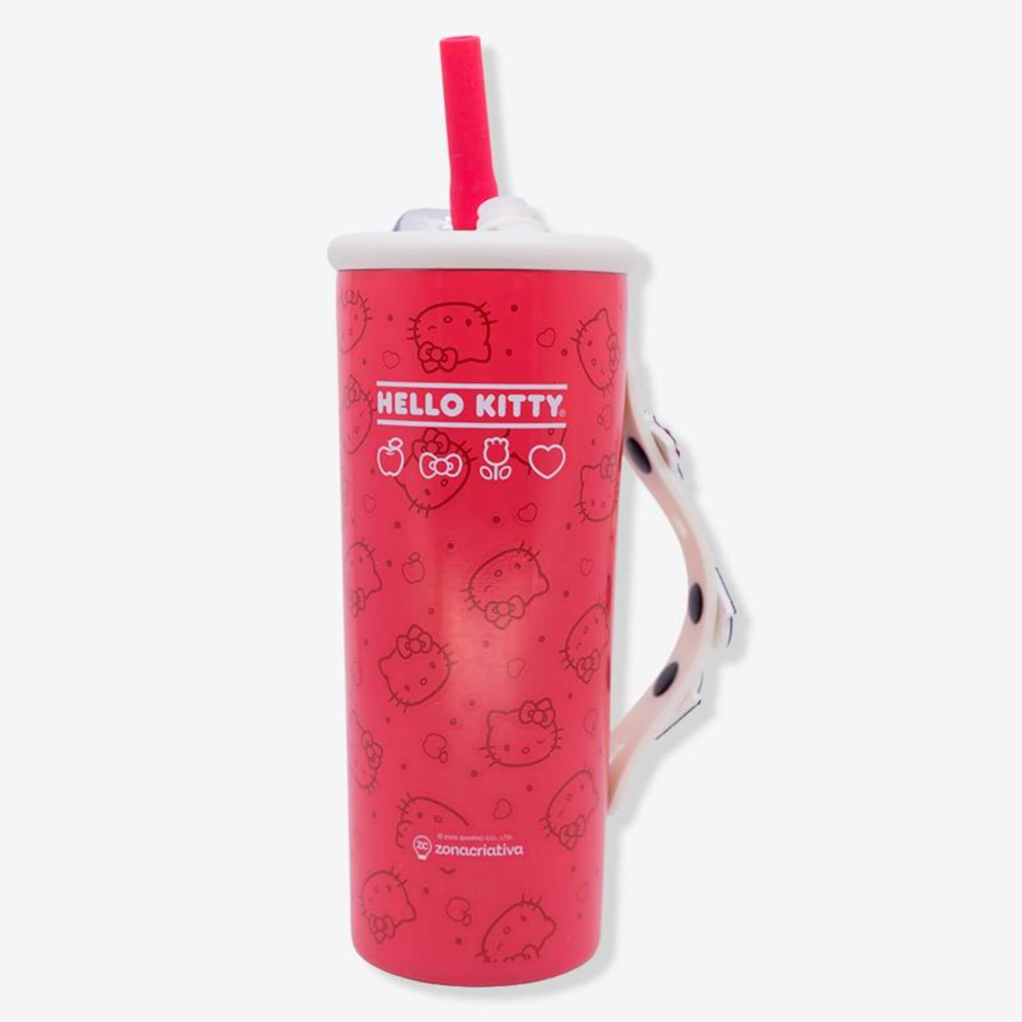Copo Charms Hello Kitty 600ml Zona Criativa - 10026928