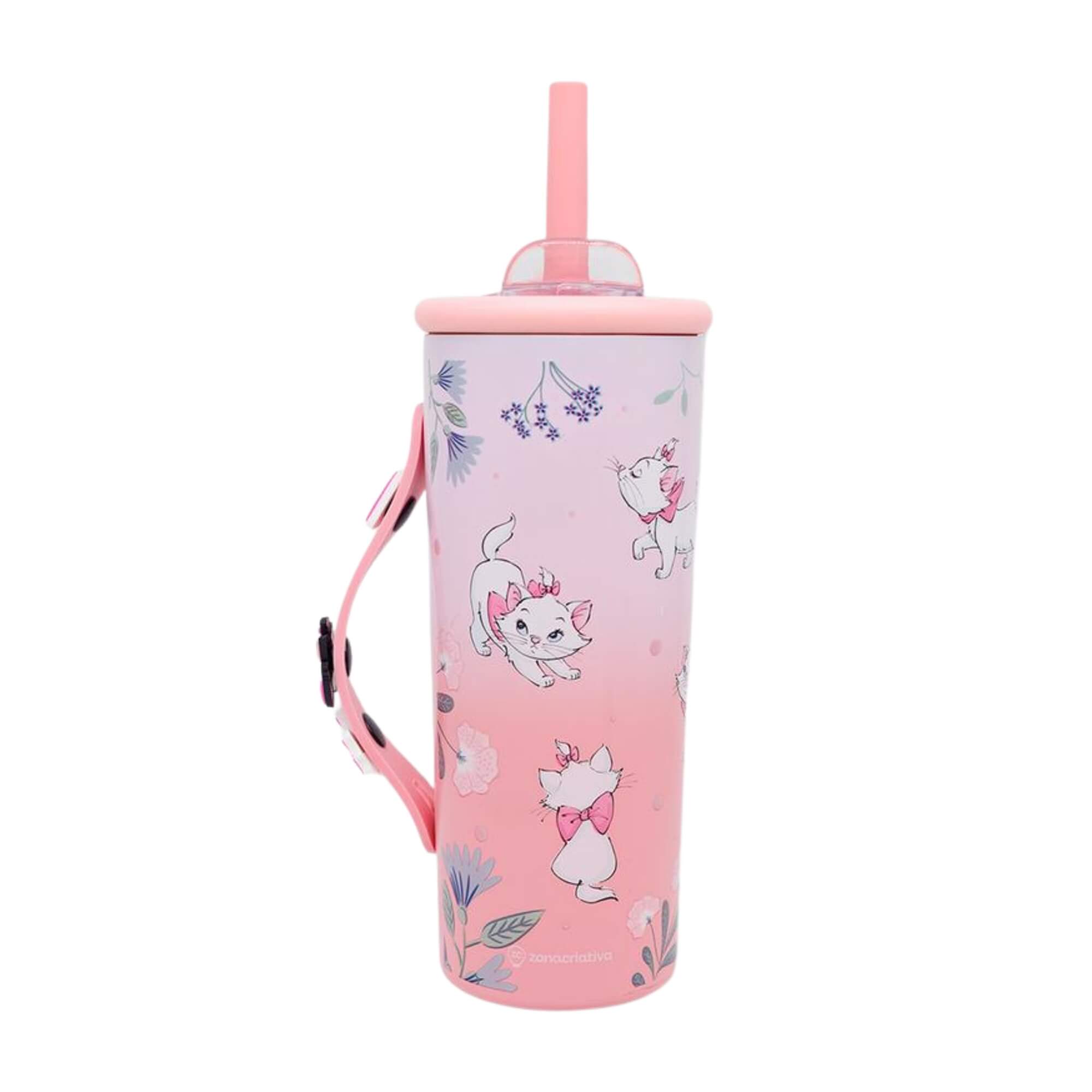 Copo Charms Marie Flores 600ml Zona Criativa - 10026930