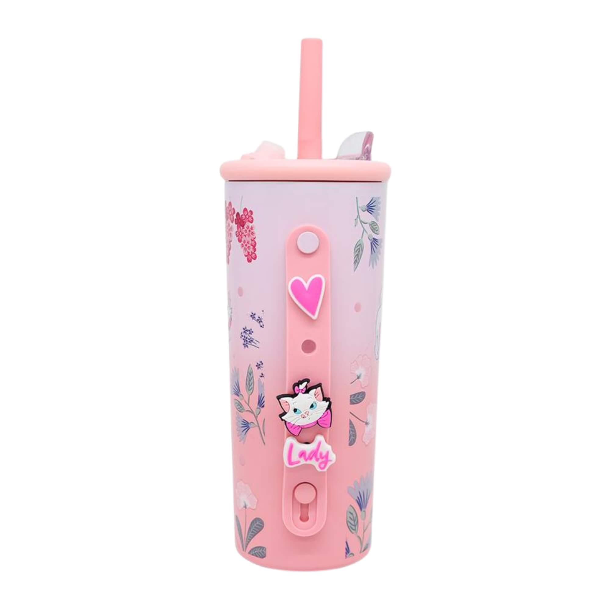 Copo Charms Marie Flores 600ml Zona Criativa - 10026930