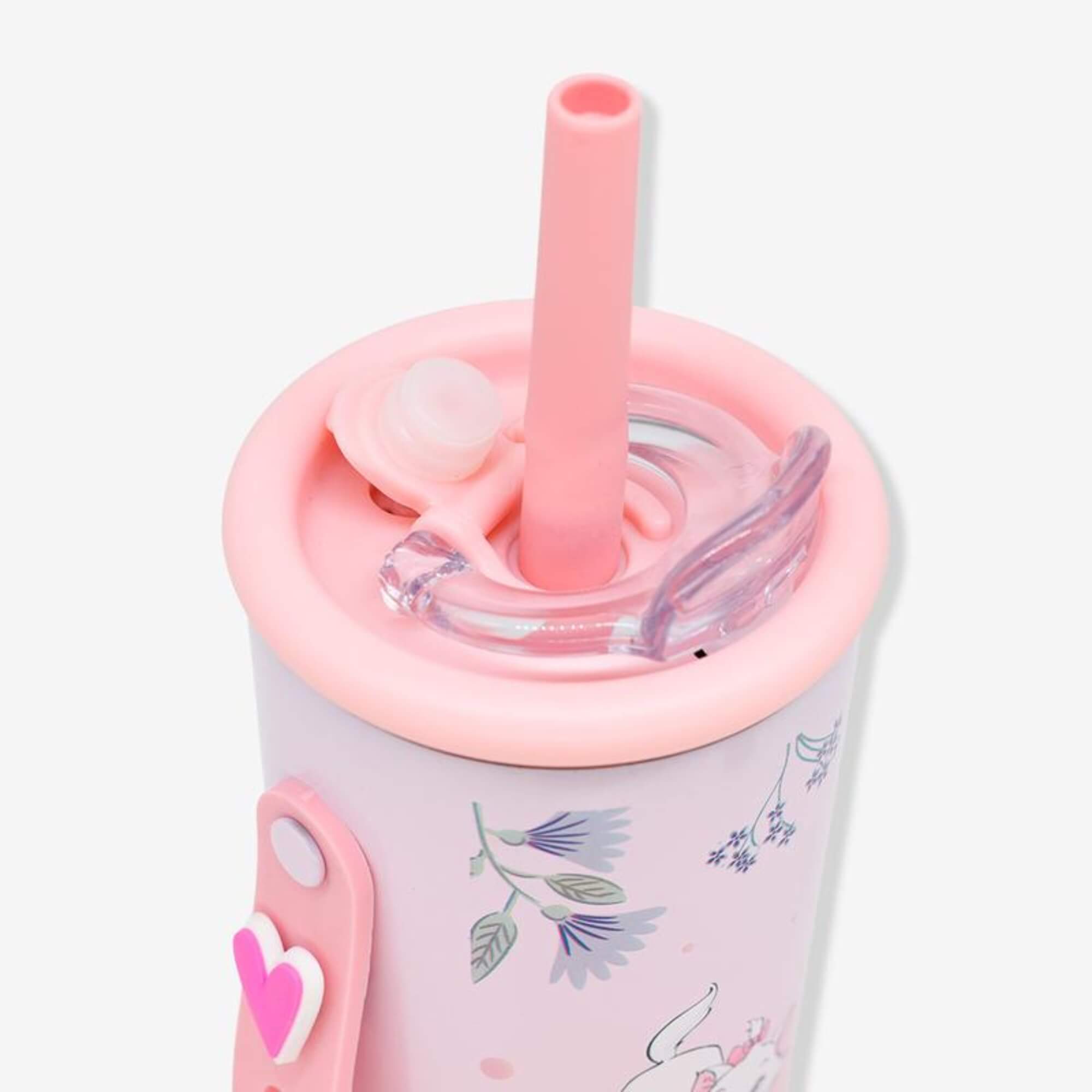 Copo Charms Marie Flores 600ml Zona Criativa - 10026930