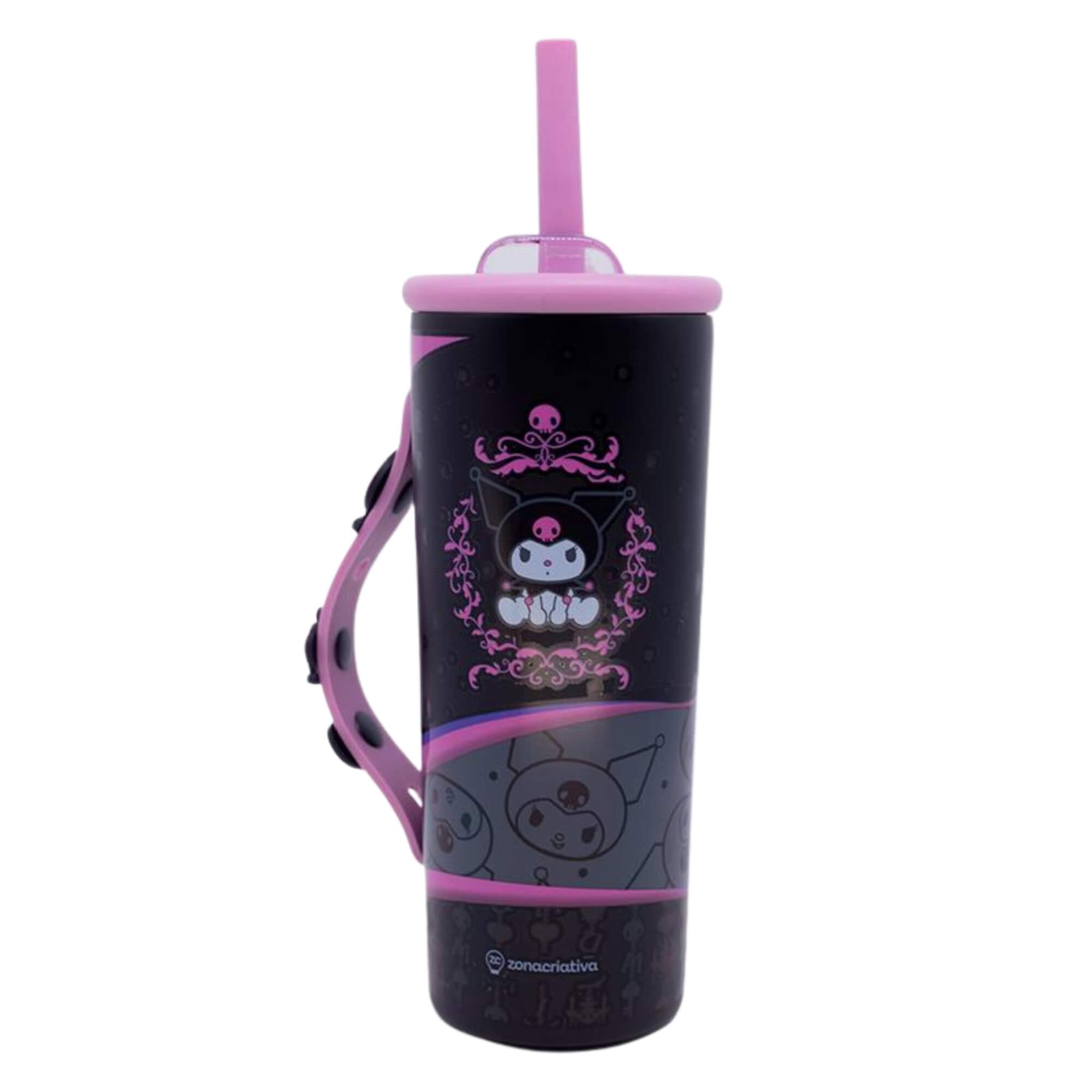 Copo Charms 600ml Kuromi Tatto Zona Criativa - 10026927