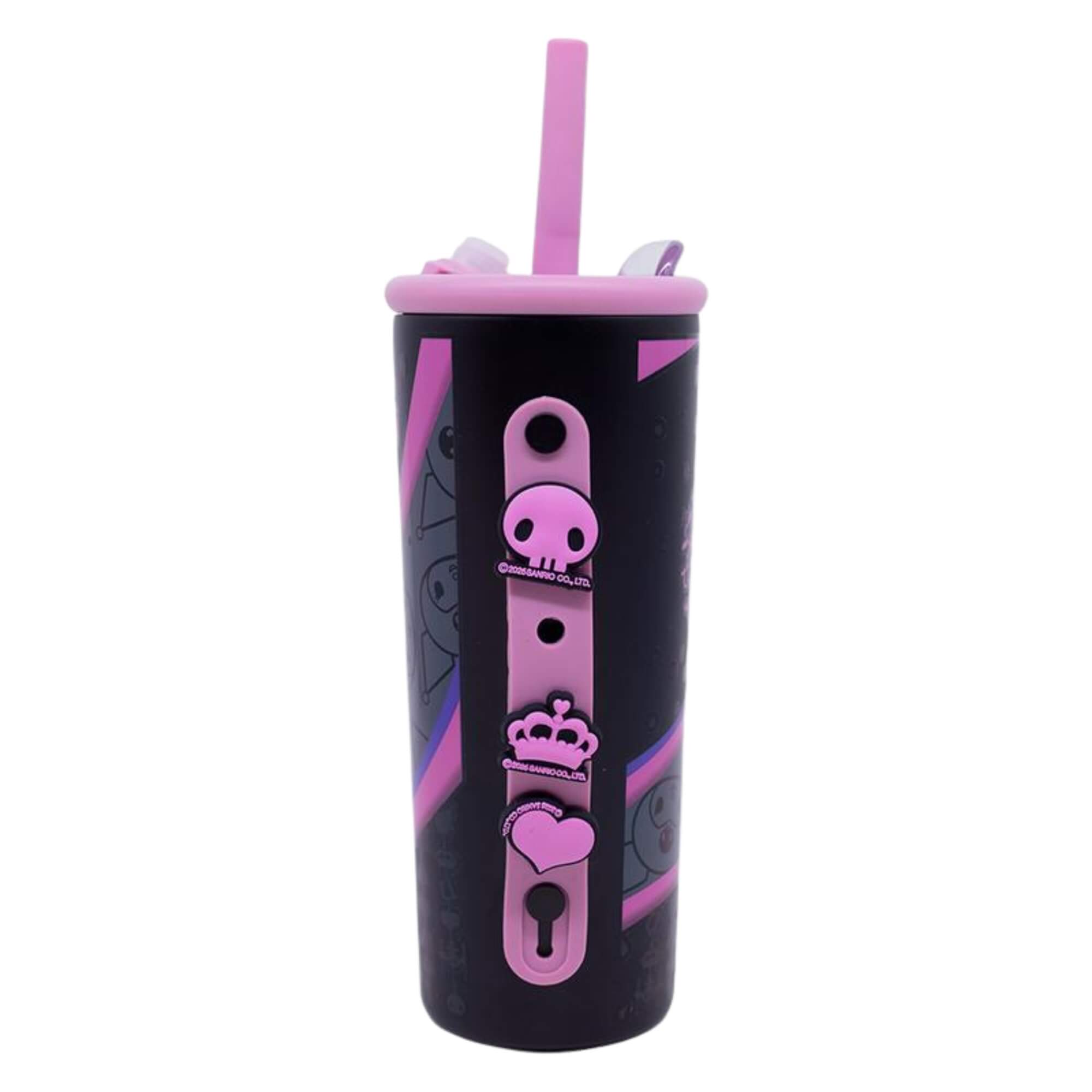 Copo Charms 600ml Kuromi Tatto Zona Criativa - 10026927