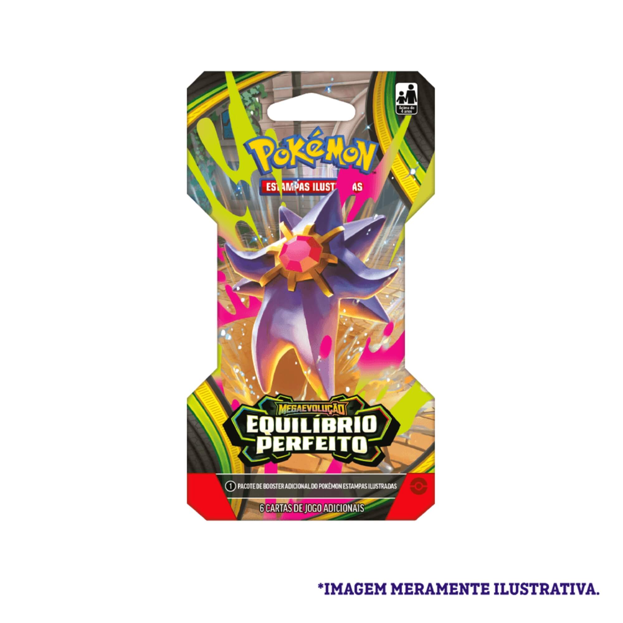 Pokemon Blister Unitário ME03 Equilíbrio Perfeito (Caixa com 24 unidades) Copag - 36857