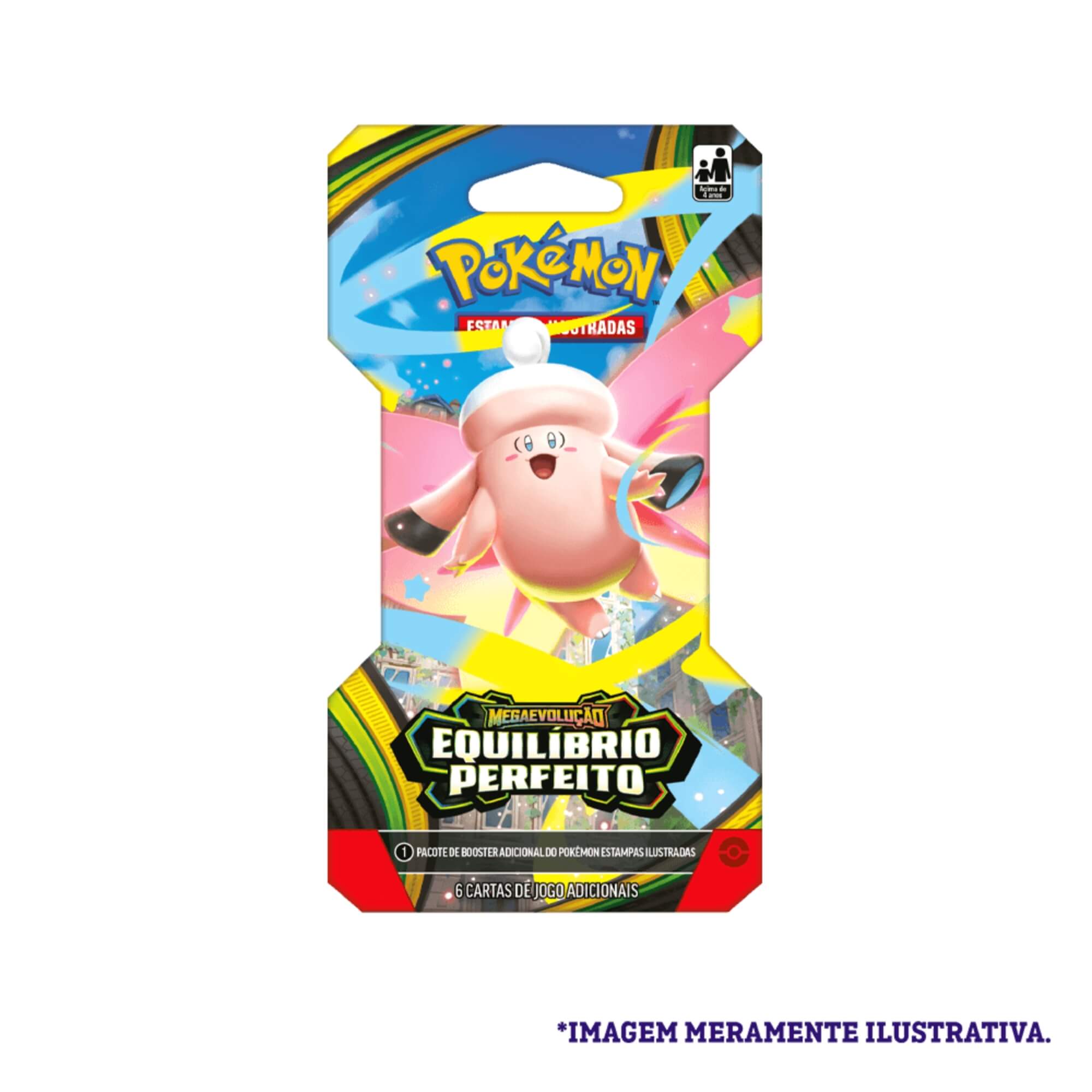 Pokemon Blister Unitário ME03 Equilíbrio Perfeito (Caixa com 24 unidades) Copag - 36857