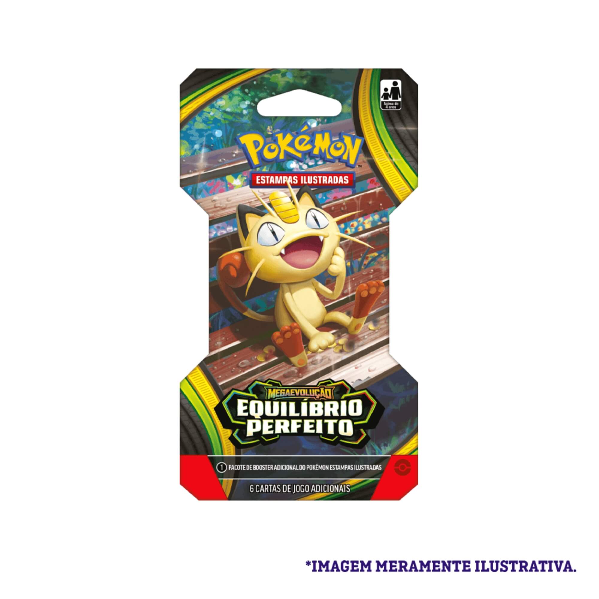 Pokemon Blister Unitário ME03 Equilíbrio Perfeito (Caixa com 24 unidades) Copag - 36857