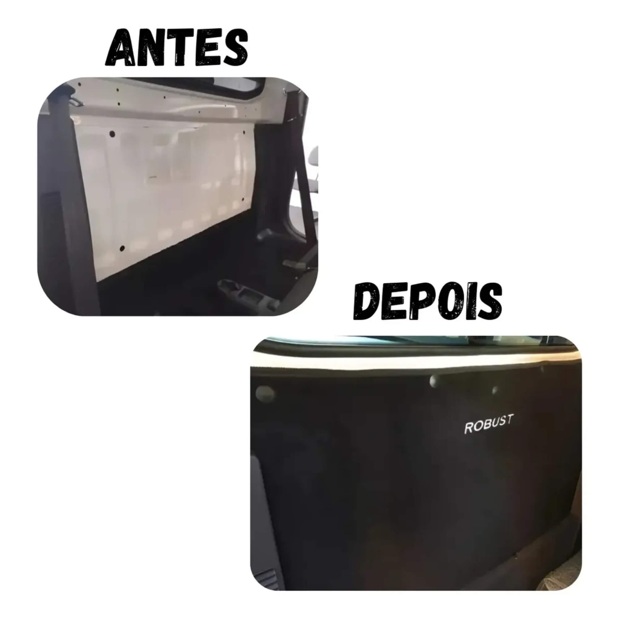 Tapete Soft Preto Adaptável Saveiro Robust com Logo 01 Peça Ecotap - S7389