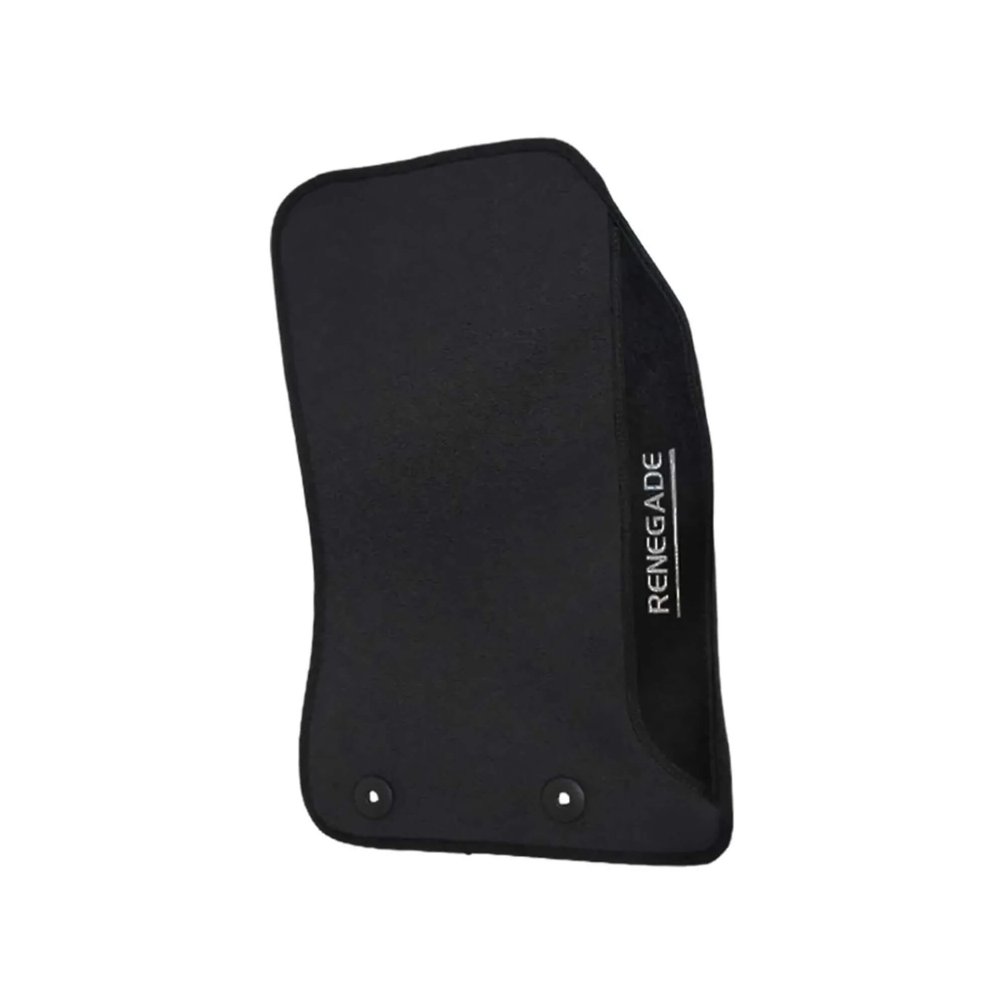 Tapete Wave 3 Peças Preto Adaptável Renegade 2015/2024 Ecotap - W1310