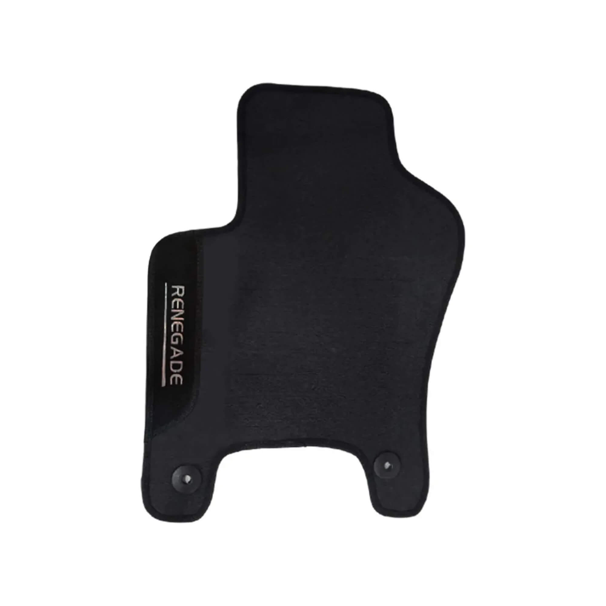 Tapete Wave 3 Peças Preto Adaptável Renegade 2015/2024 Ecotap - W1310