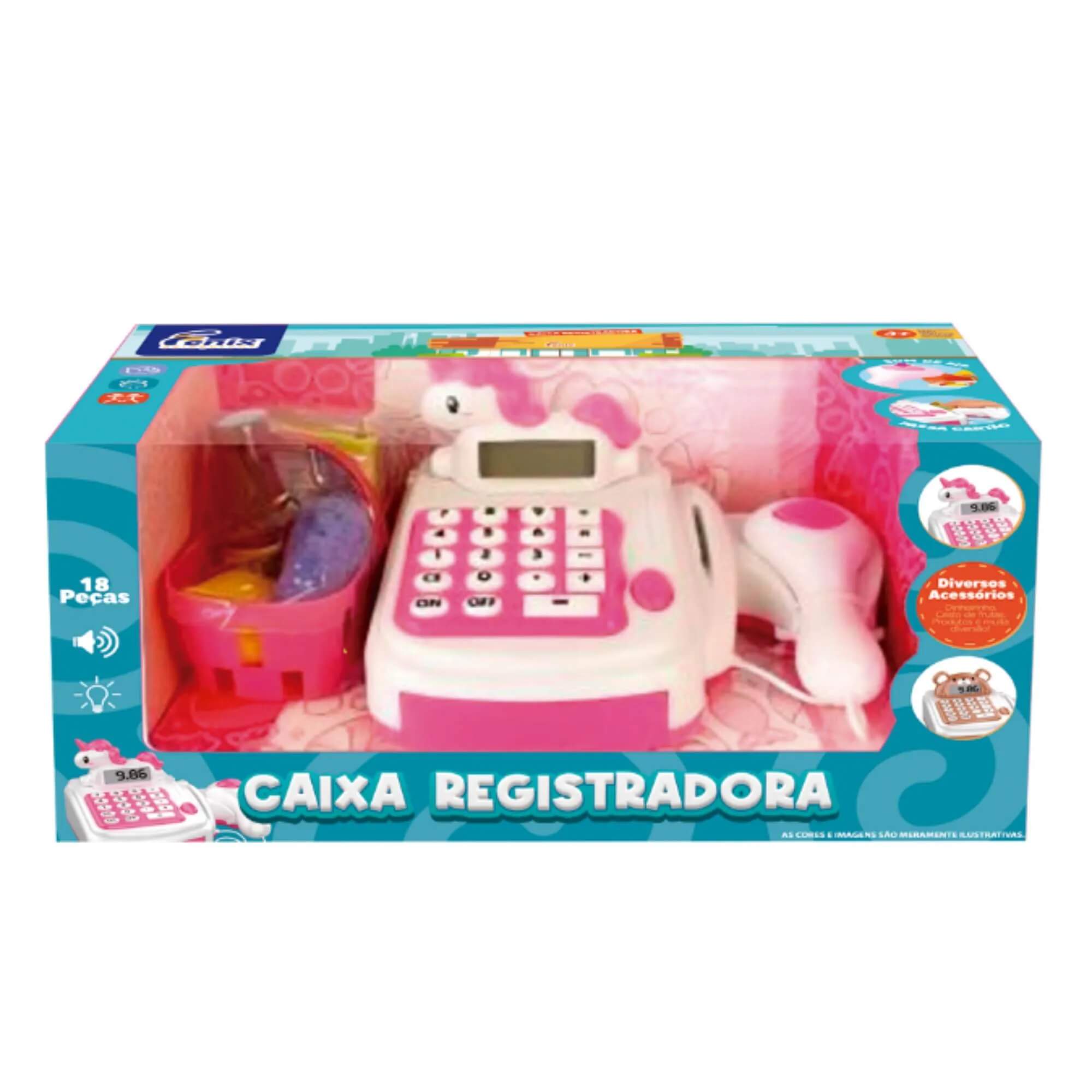 Caixa Registradora Unicórnio Fenix - CRG-718UN
