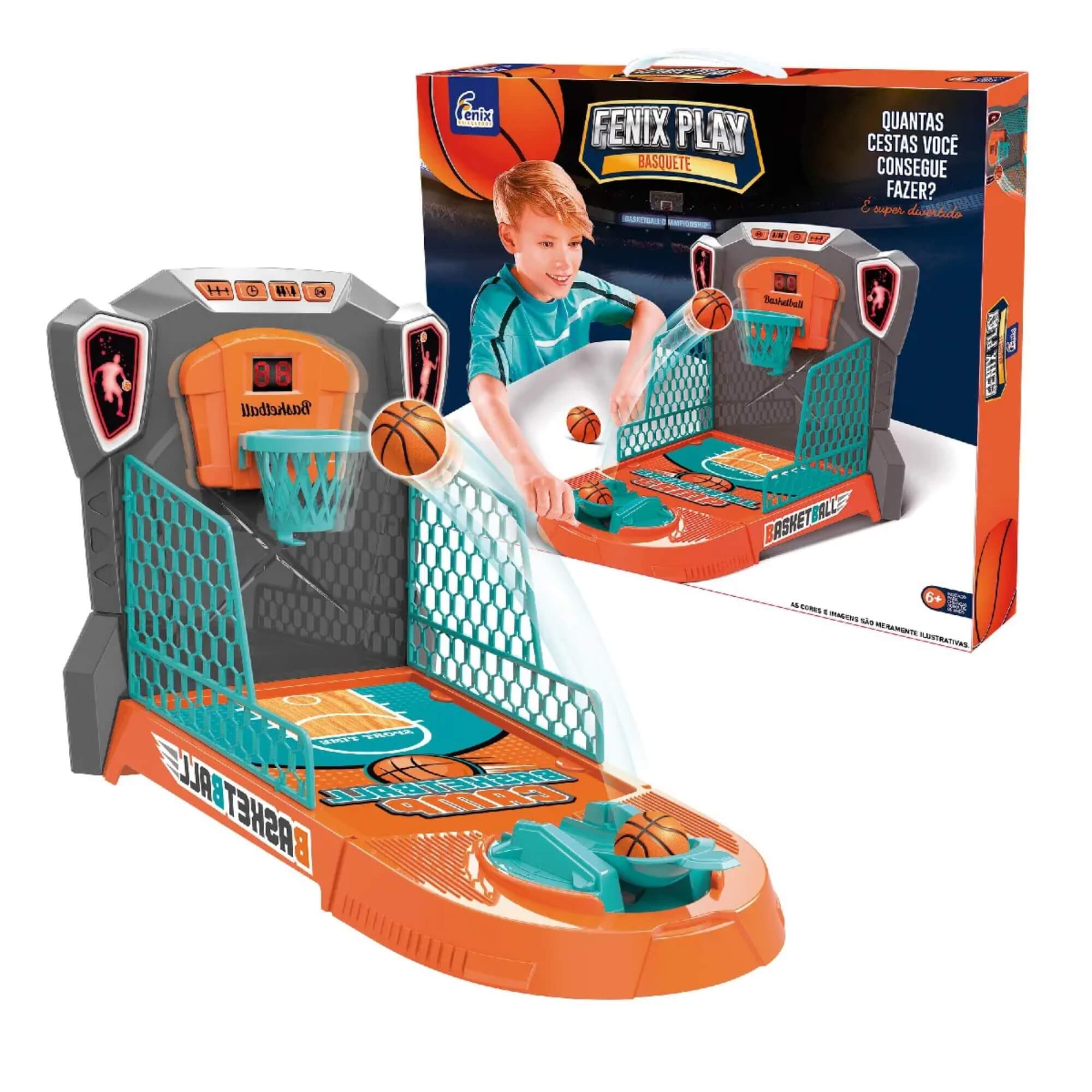 Brinquedo Infantil Basquete Fenix Play Fenix - FPY-686