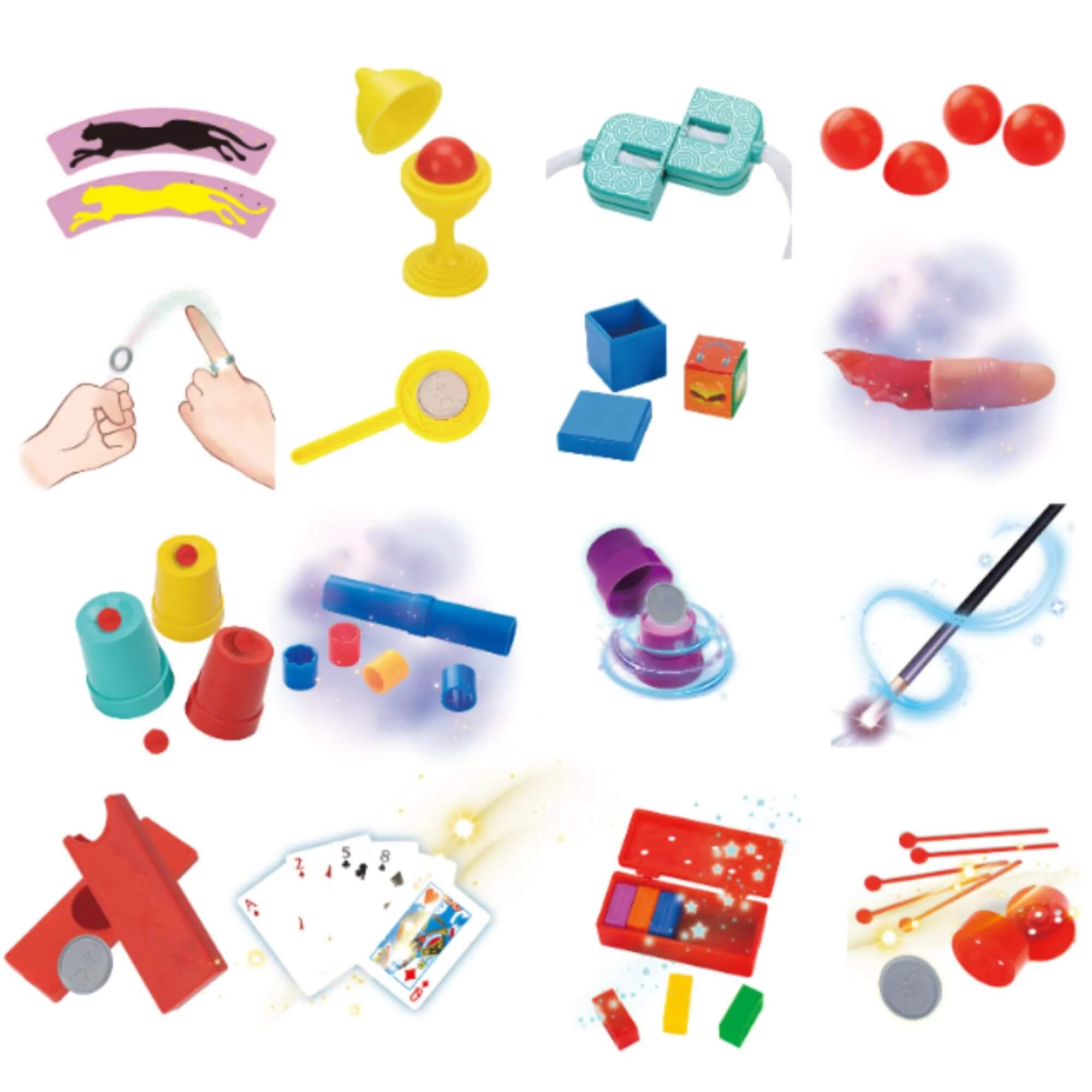 Brinquedo Infantil Kit 16 Mágicas Fenix Magic Fenix - MGC-667