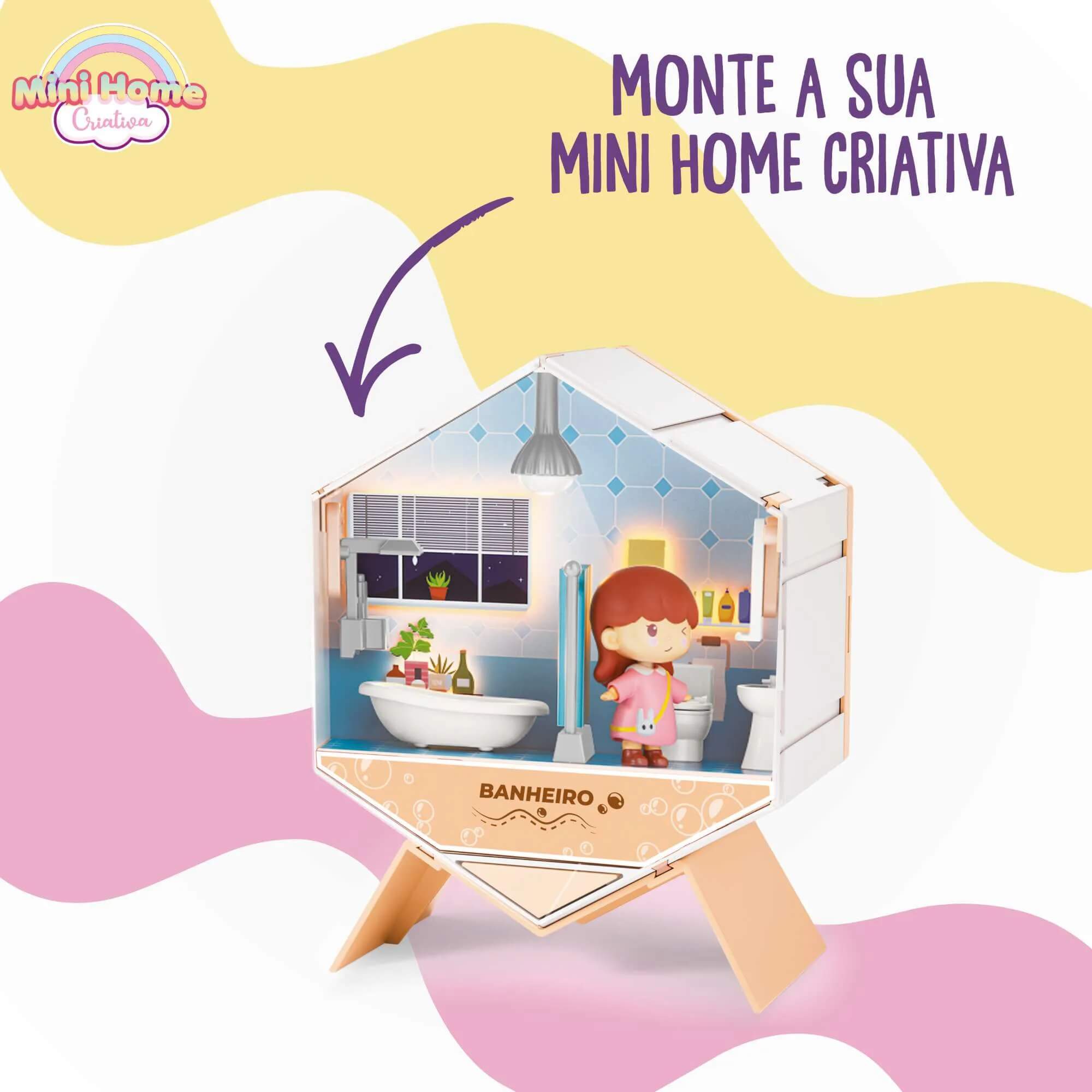 Brinquedo Infantil Mini Home Banheiro Fenix - MHC-654B