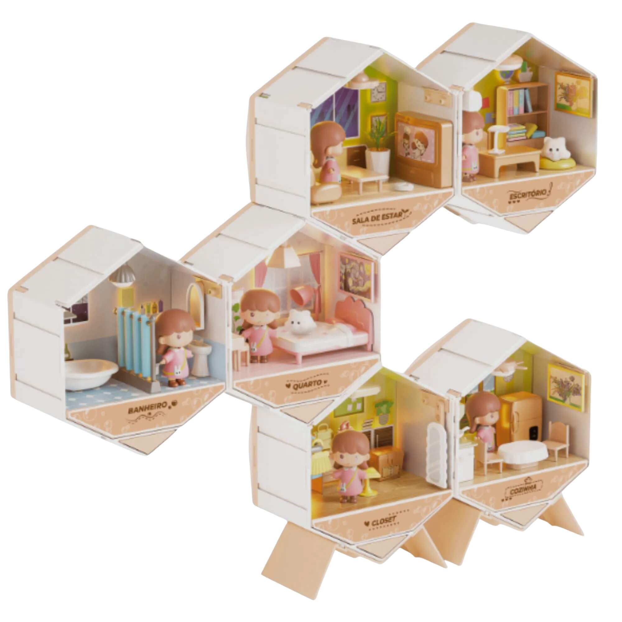 Brinquedo Infantil Mini Home Escritório Fenix - MHC-654D