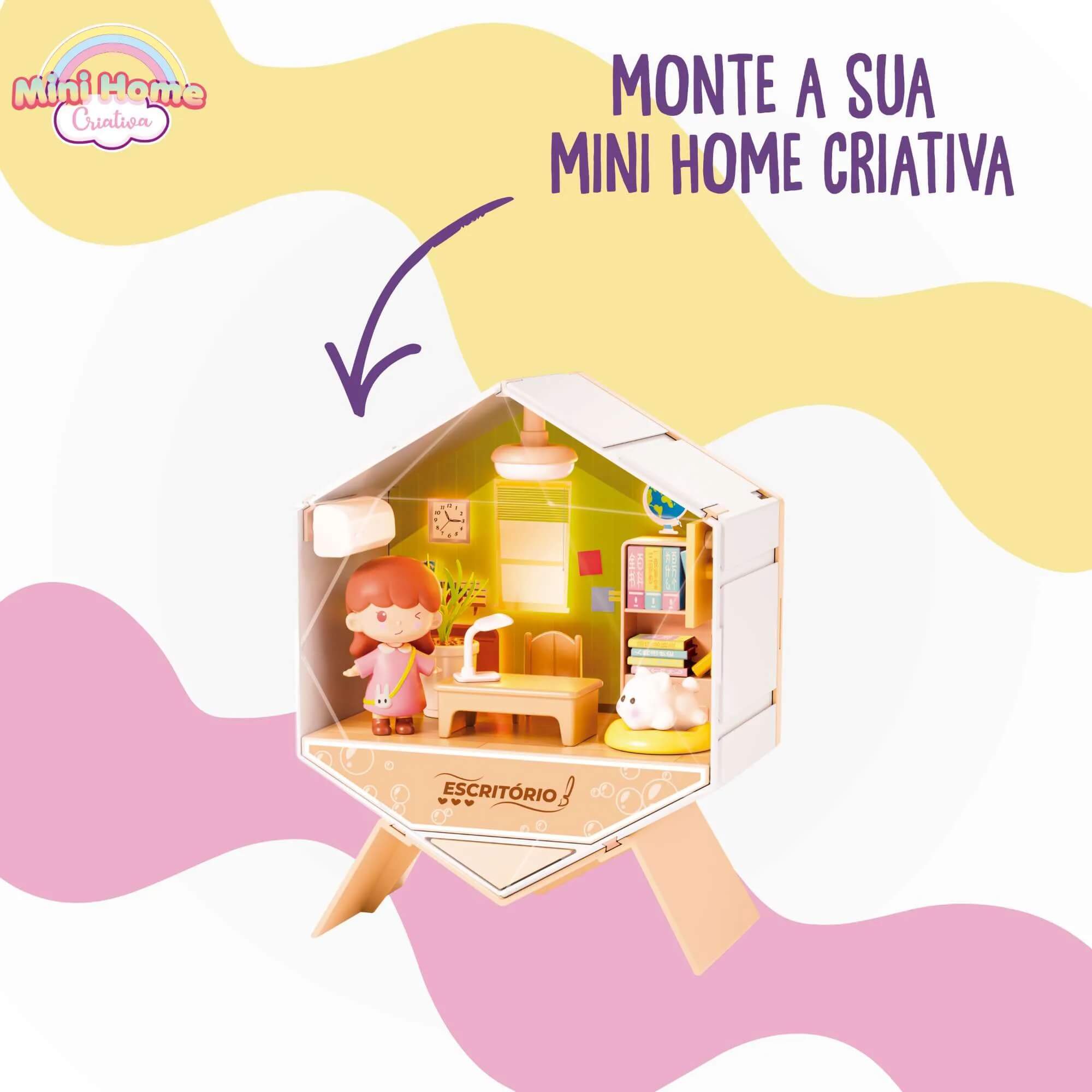 Brinquedo Infantil Mini Home Escritório Fenix - MHC-654D