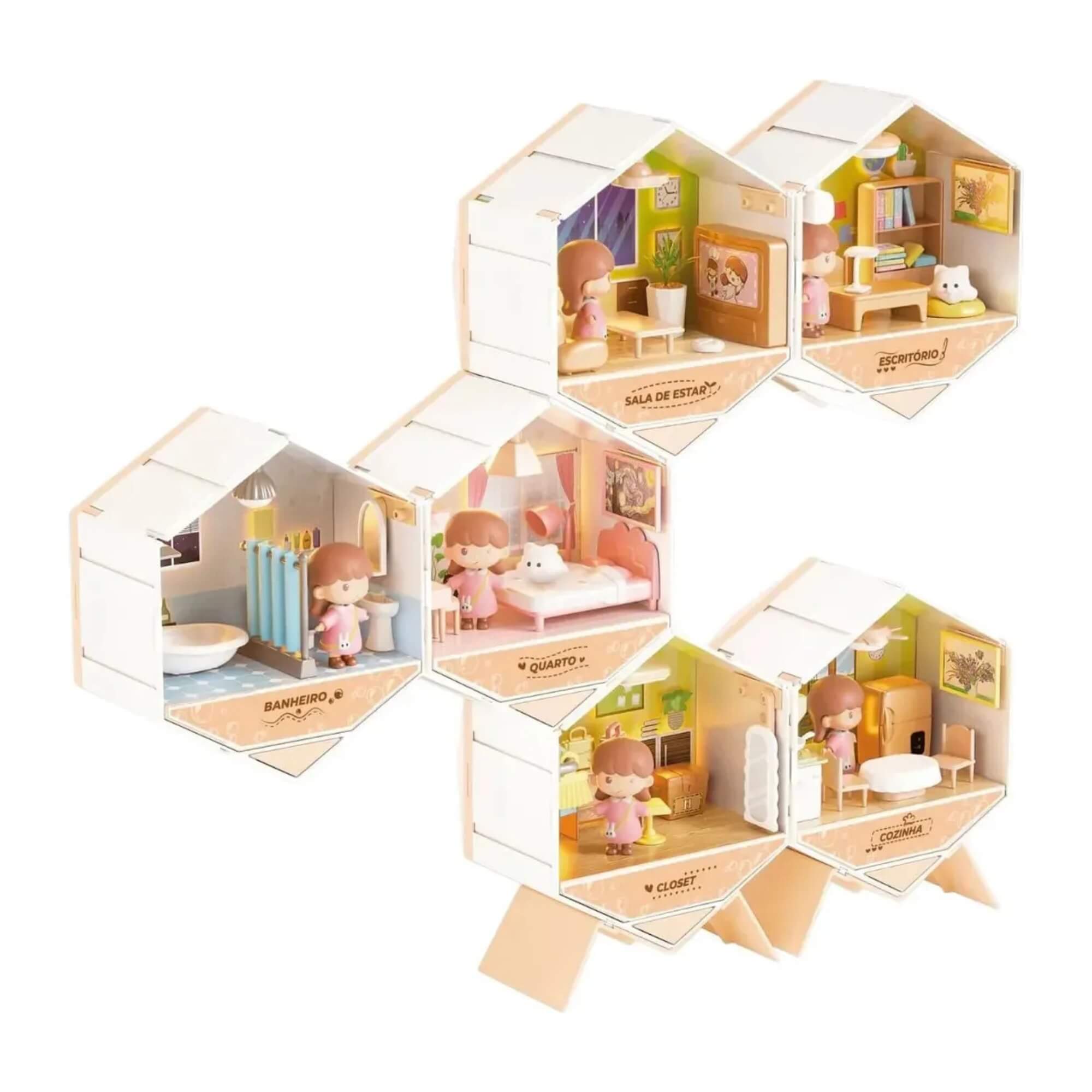 Brinquedo Mini Home Criativa Cozinha Fenix Brinquedos - MHC-654F