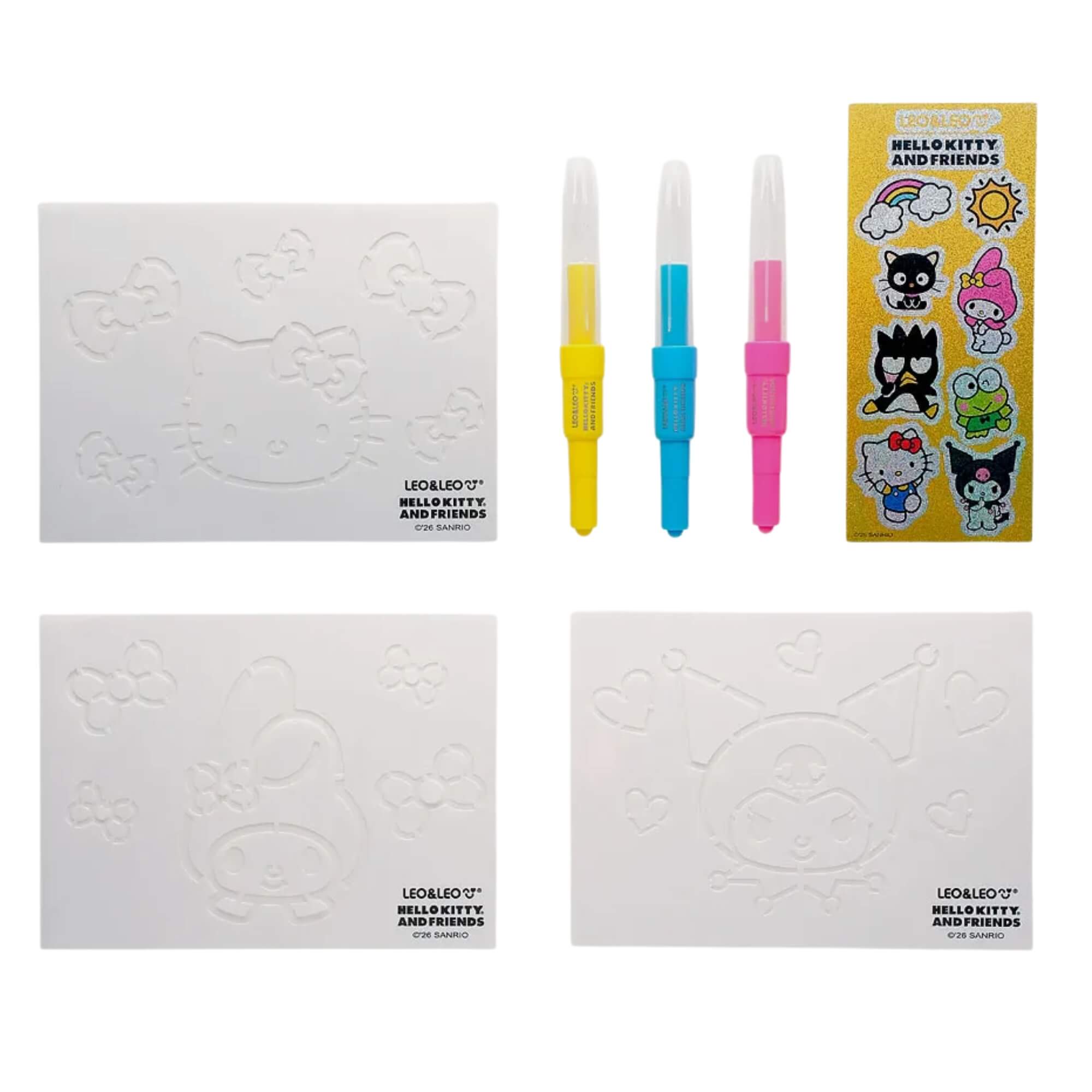 COMP Kit Pintura e Avental Hello Kitty Leonora