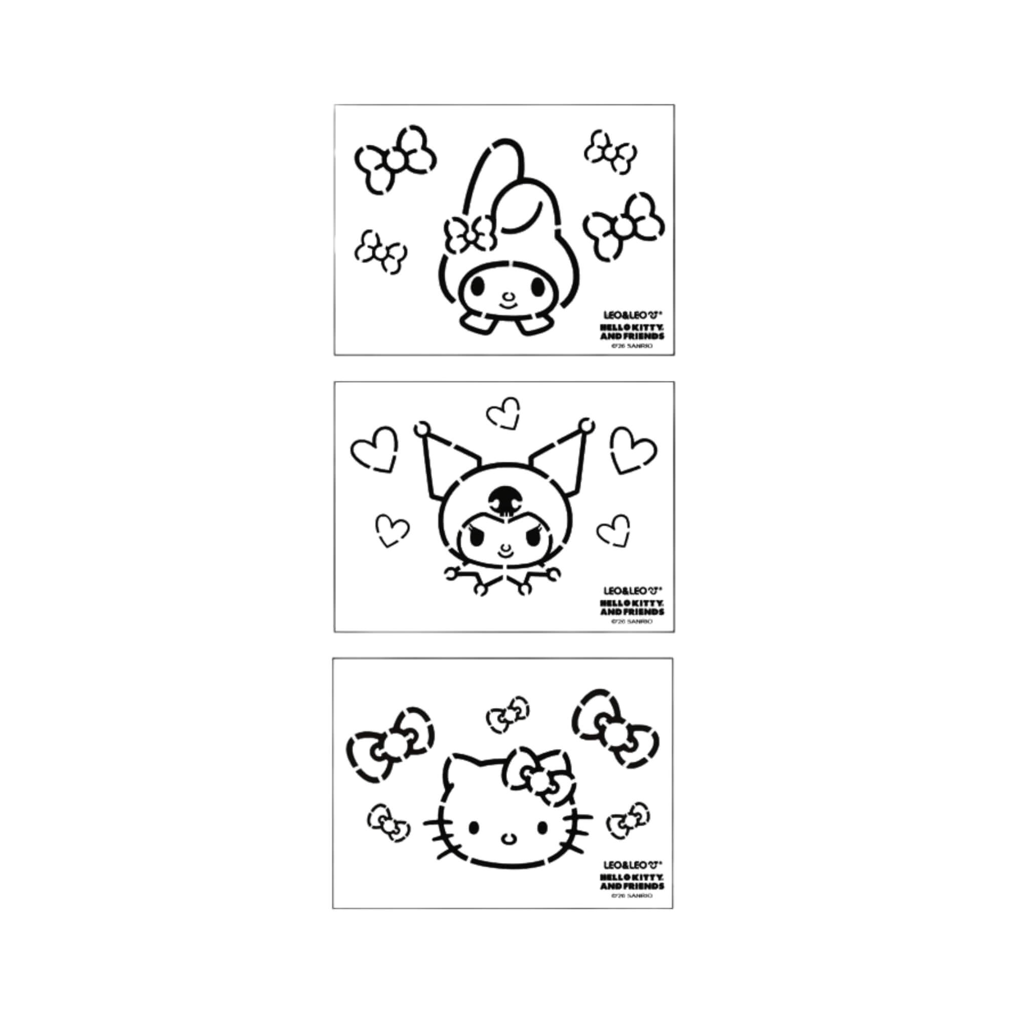 COMP Kit Pintura e Avental Hello Kitty Leonora