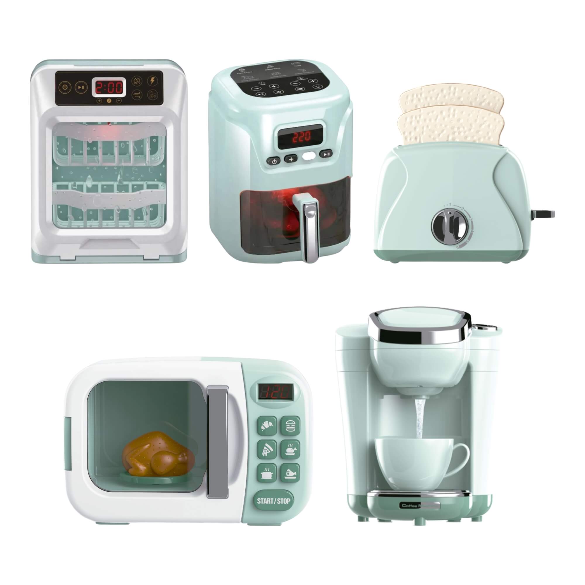 Kit Cozinha Infantil Completo com Luz e Som