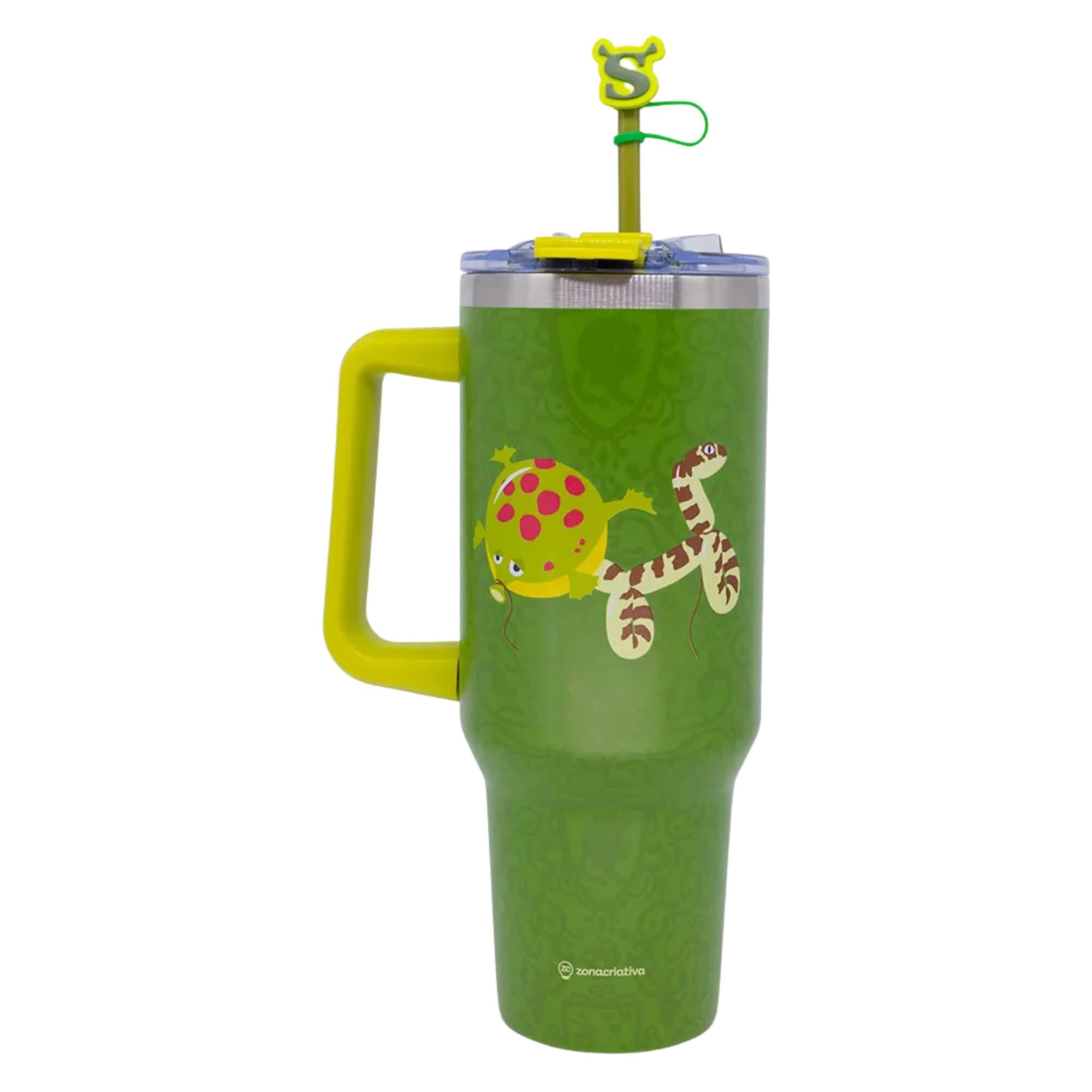 Canecão Tumbler c/ Pingente Shrek Lovers 1,15L Zona Criativa - 10026990