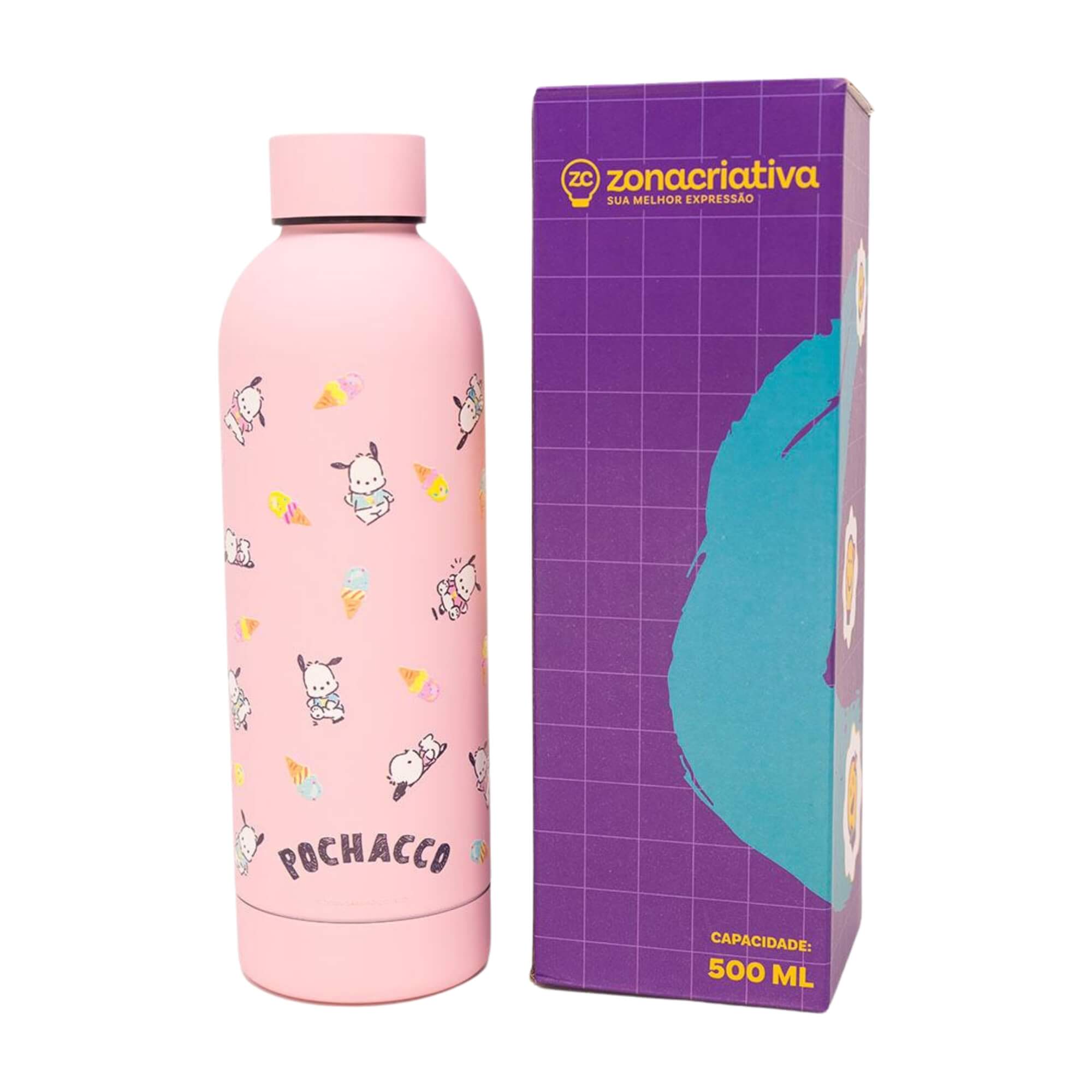 Garrafa Max Pochacco 500ml Zona Criativa - 10073832