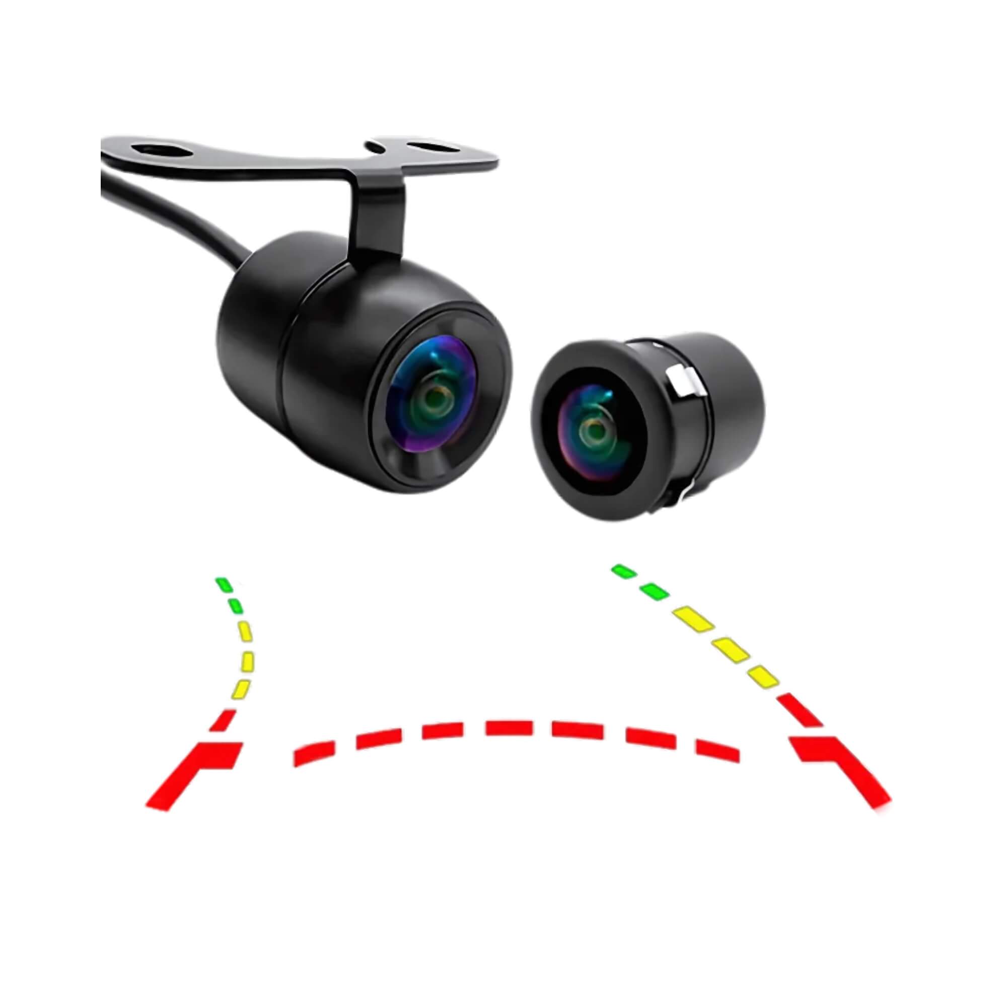 COMP Kit Central Multimídia MP5 1din 7" USB Bluethooth Touch + Câmera de Ré Borboleta HD