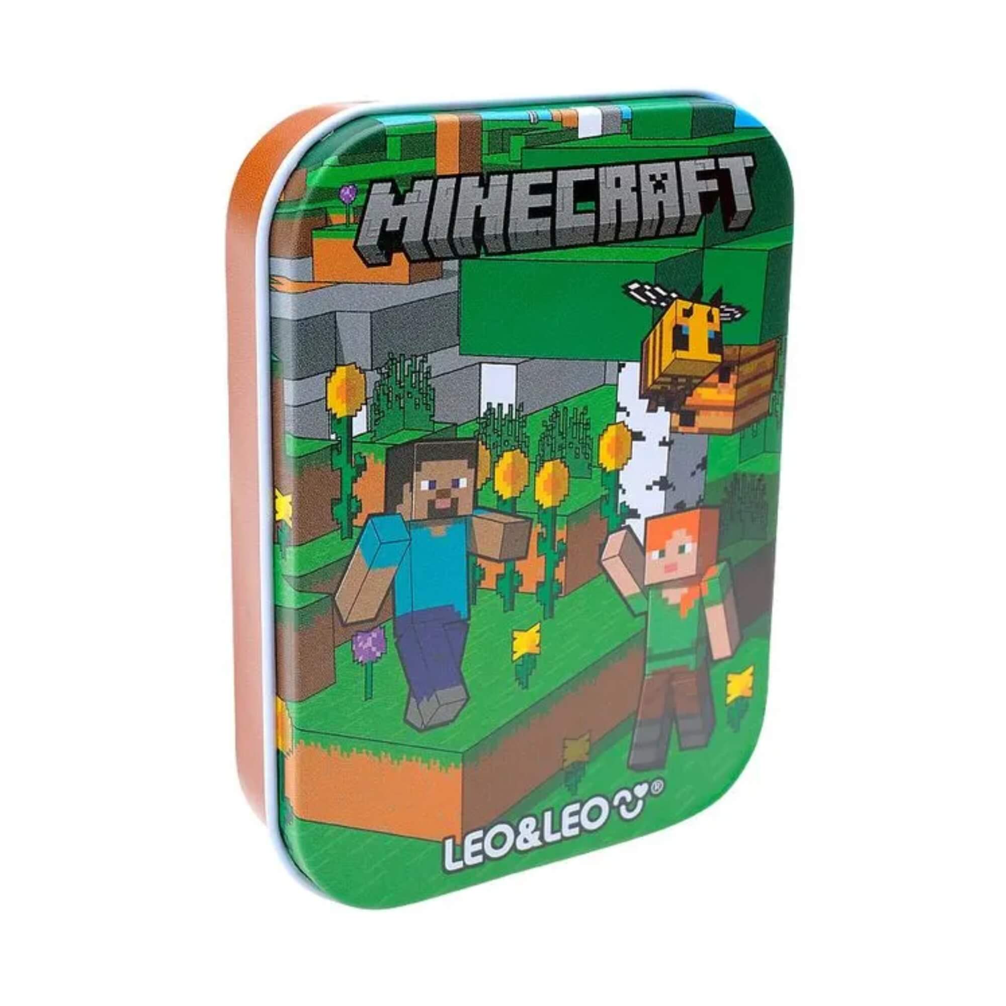 Display com 18 unidades de Livros de Atividades Mini Latinha Minecraft Leo&Leo Leonora - 10650