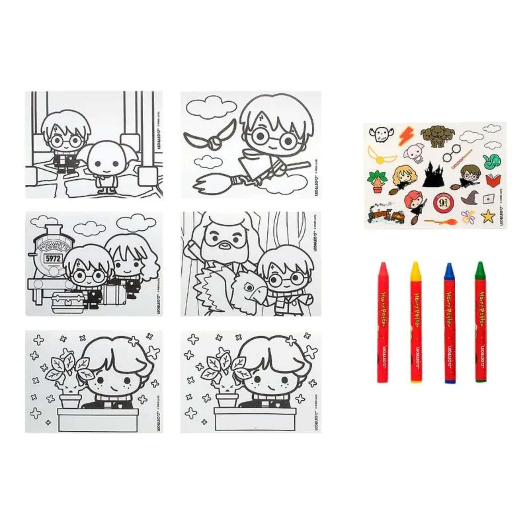 Display com 8 unidades de Kit de Atividades Surpresa Harry Potter Leo&Leo Leonora - 10643