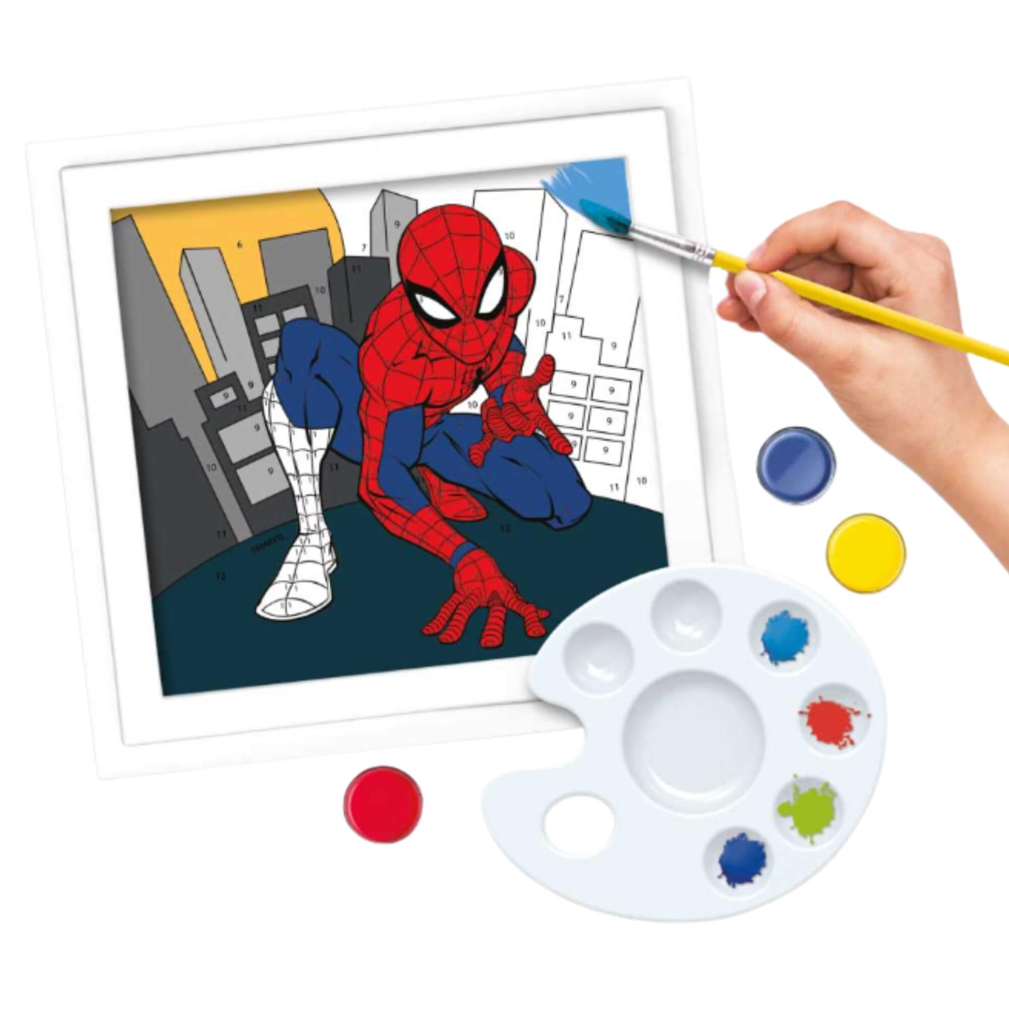 Canvas Pinta Números Spider-Man Elka - 1347