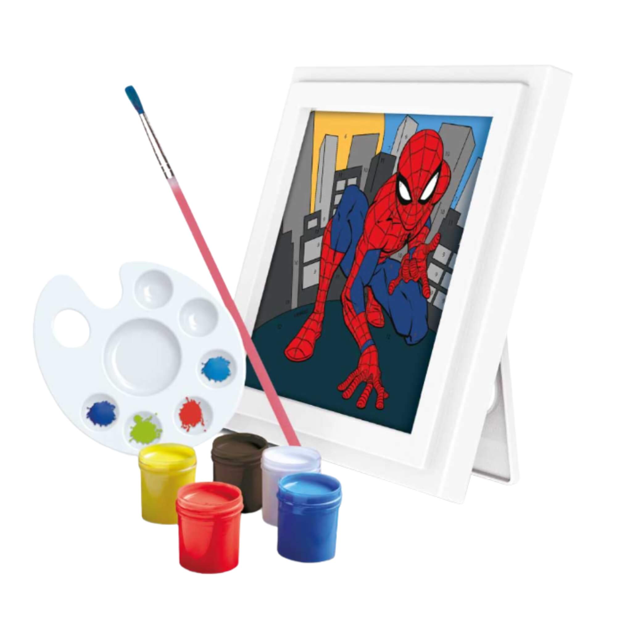 Canvas Pinta Números Spider-Man Elka - 1347