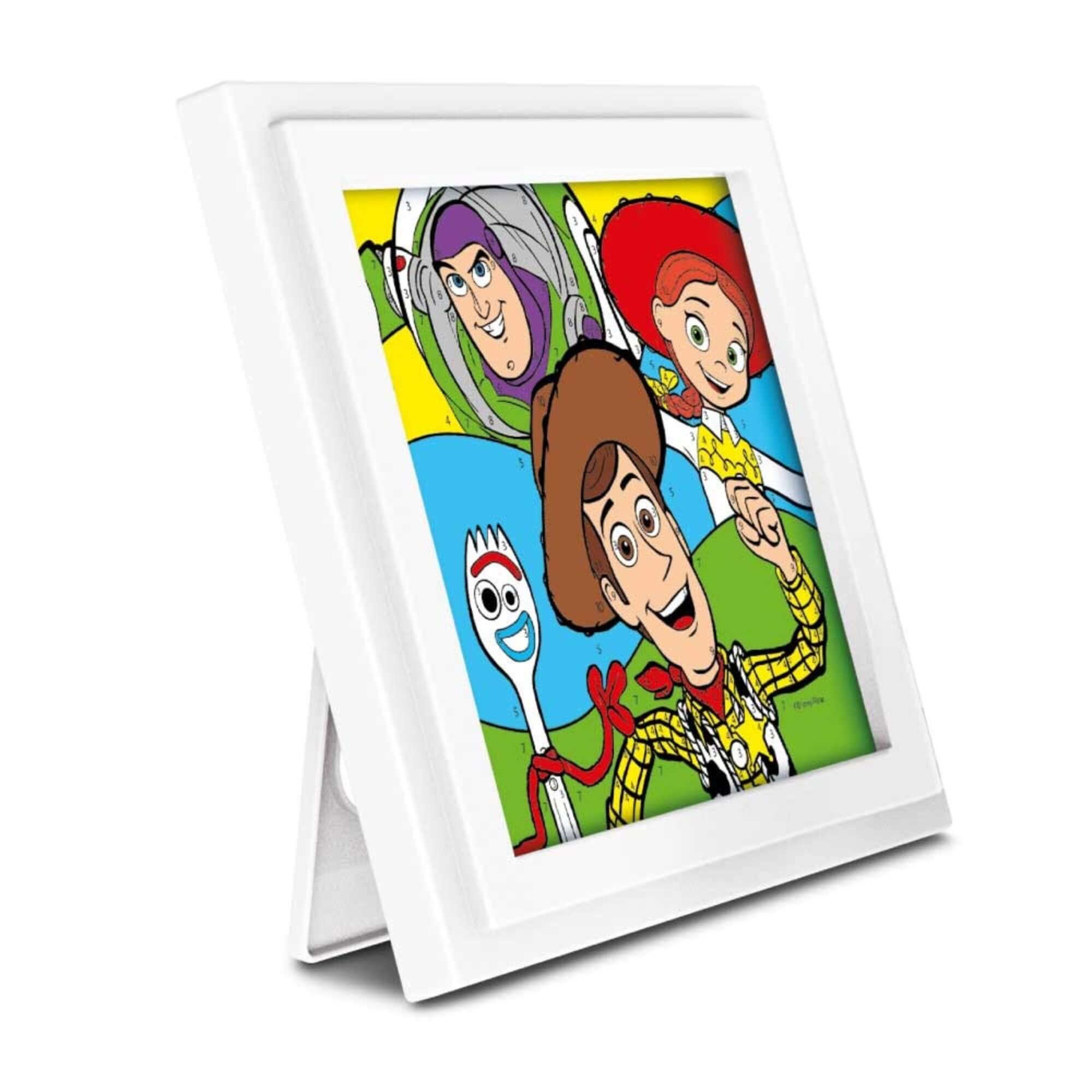 Canvas Pinta Números Toy Story c/ Acessórios Elka - 1355
