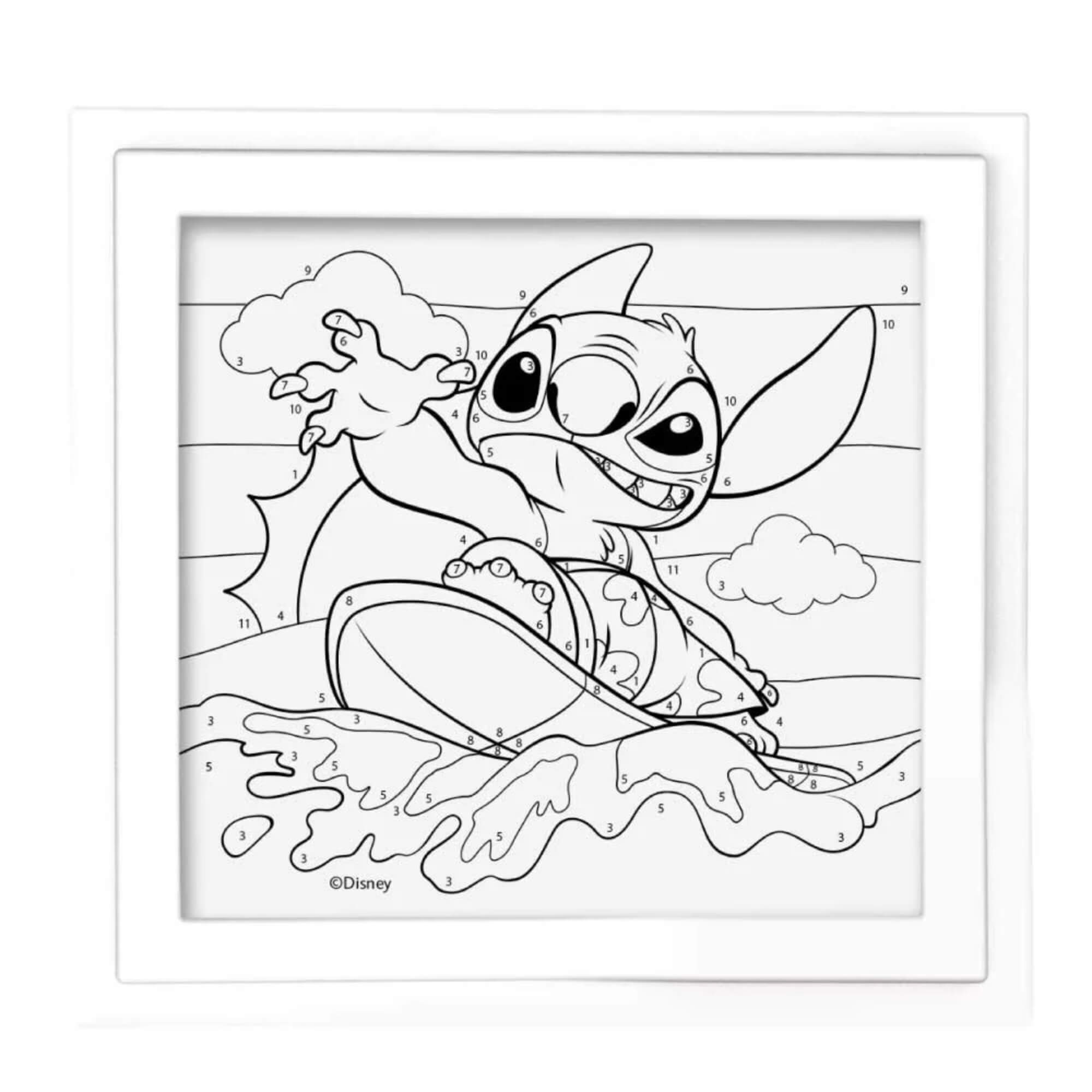Canvas Pinta Números Stitch c/ Acessórios Elka - 1358