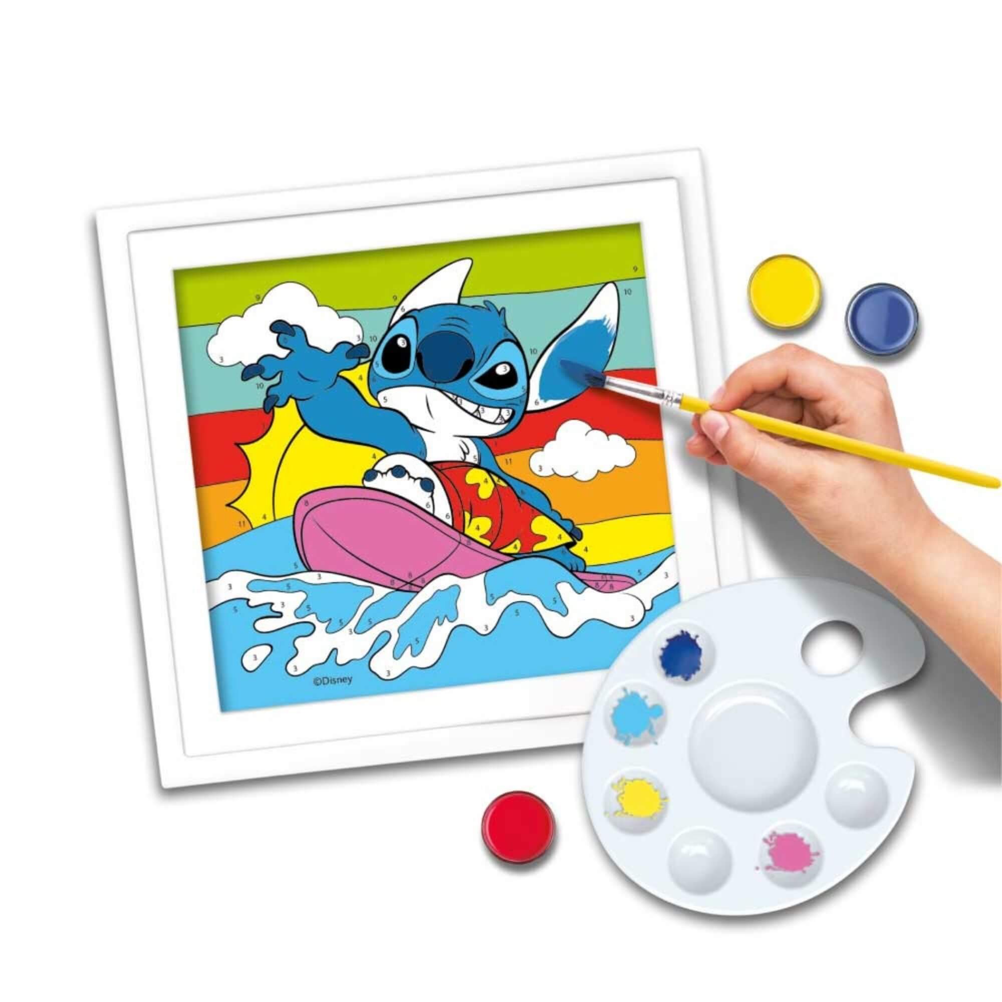 Canvas Pinta Números Stitch c/ Acessórios Elka - 1358