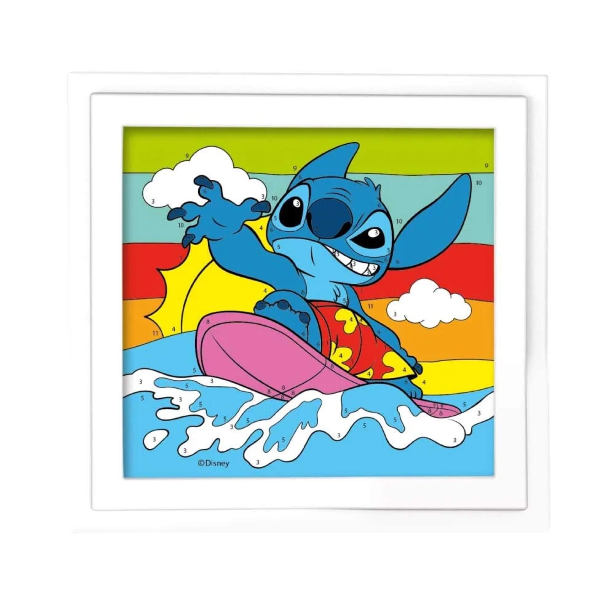 Canvas Pinta Números Stitch c/ Acessórios Elka - 1358