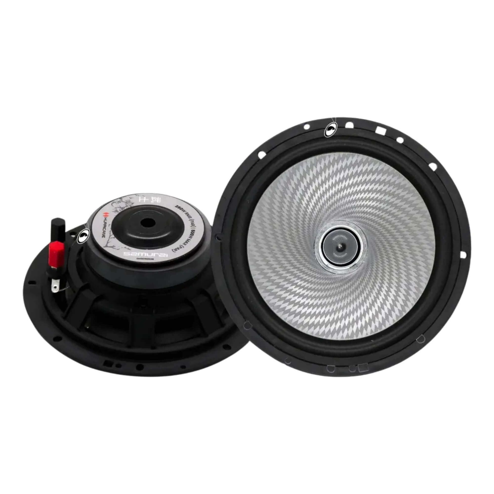 Kit Alto Falantes 2 Vias 6.2 250W Rms 4Ohms Hurricane - AF10000294