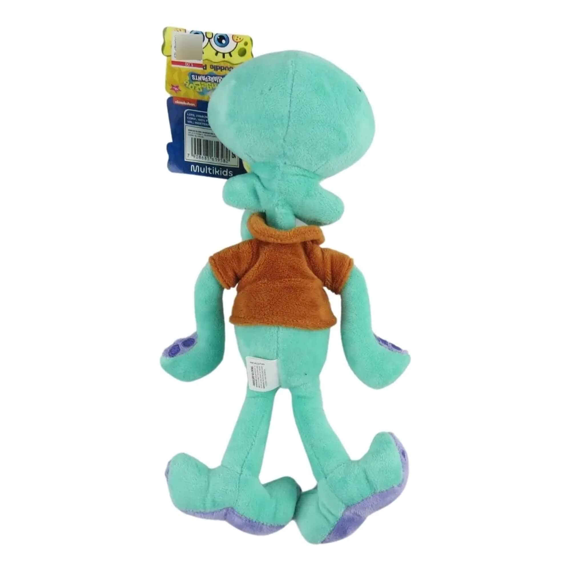 Brinquedo Infantil Pelúcia Lula Molusco 30cm Multikids - BR2105