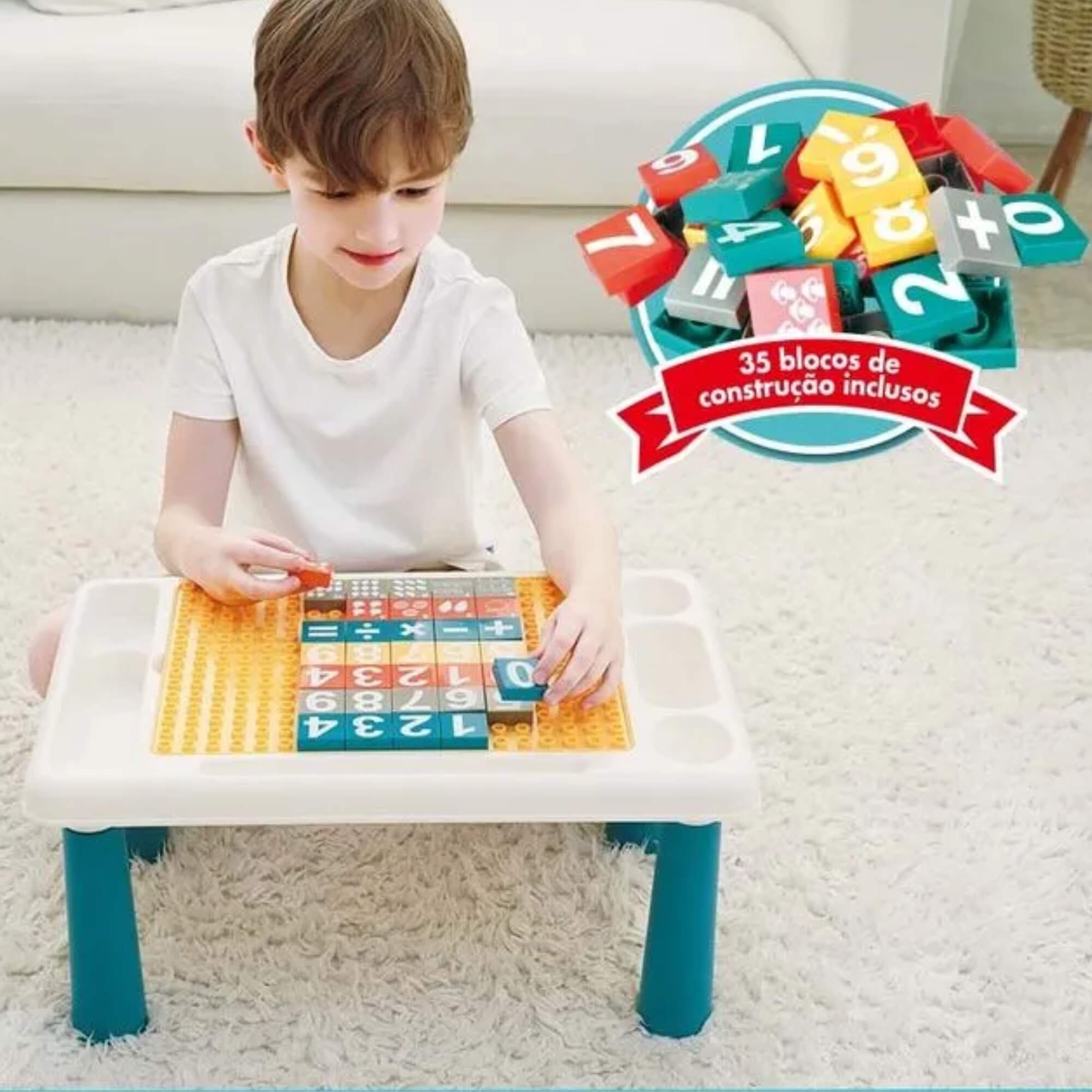 Mesa de Atividades Blocos de Montar Multikids - BR2278